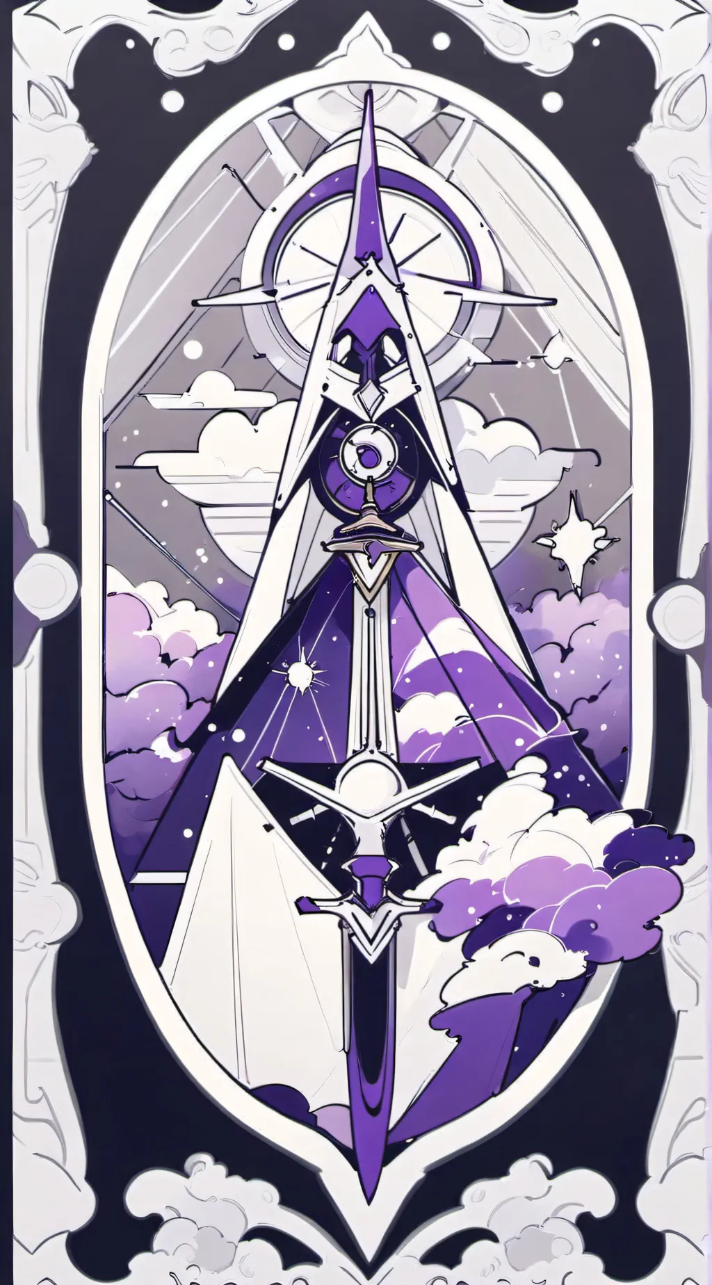 ai character: swords man background