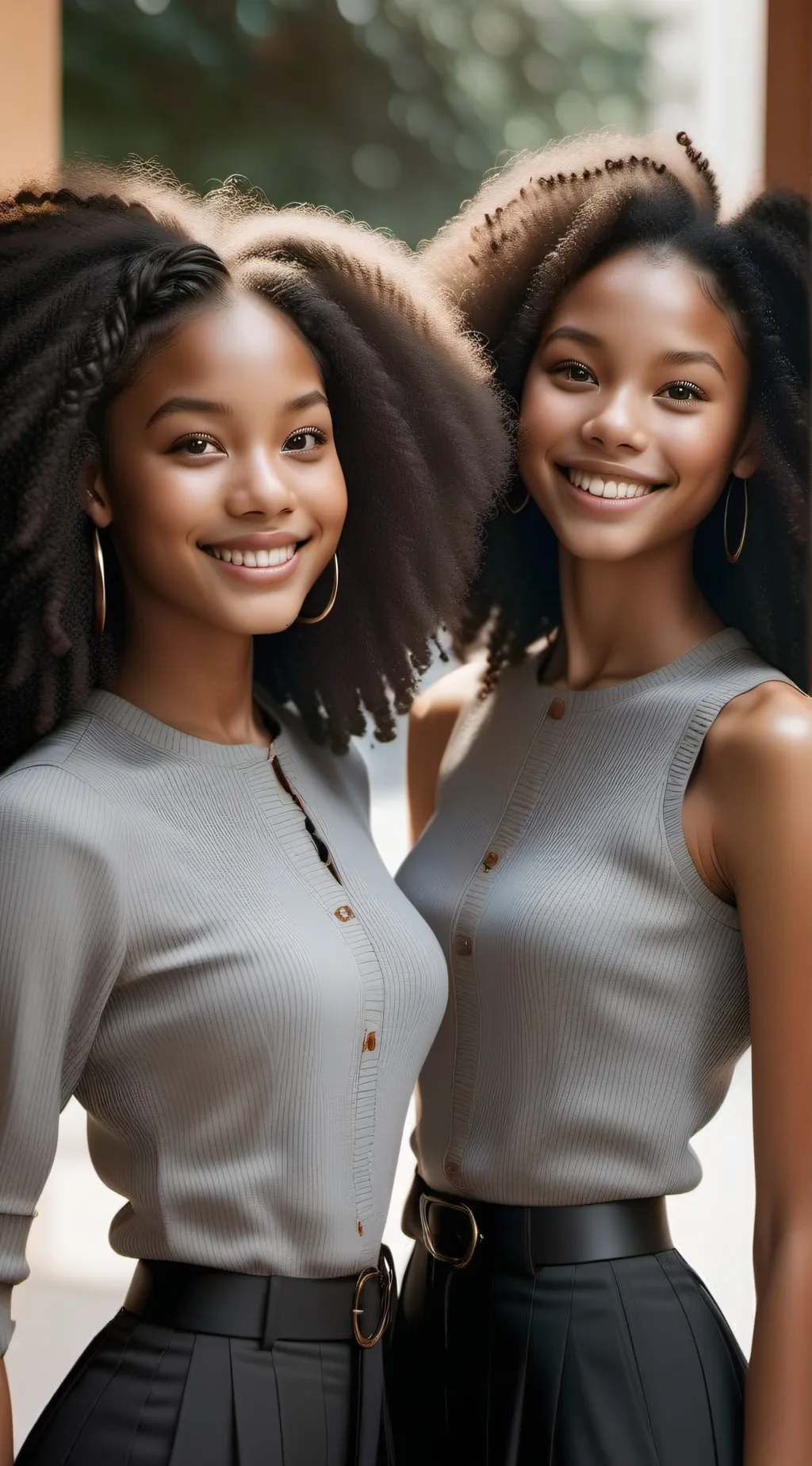 ai character: DeeDee and CeeCee background