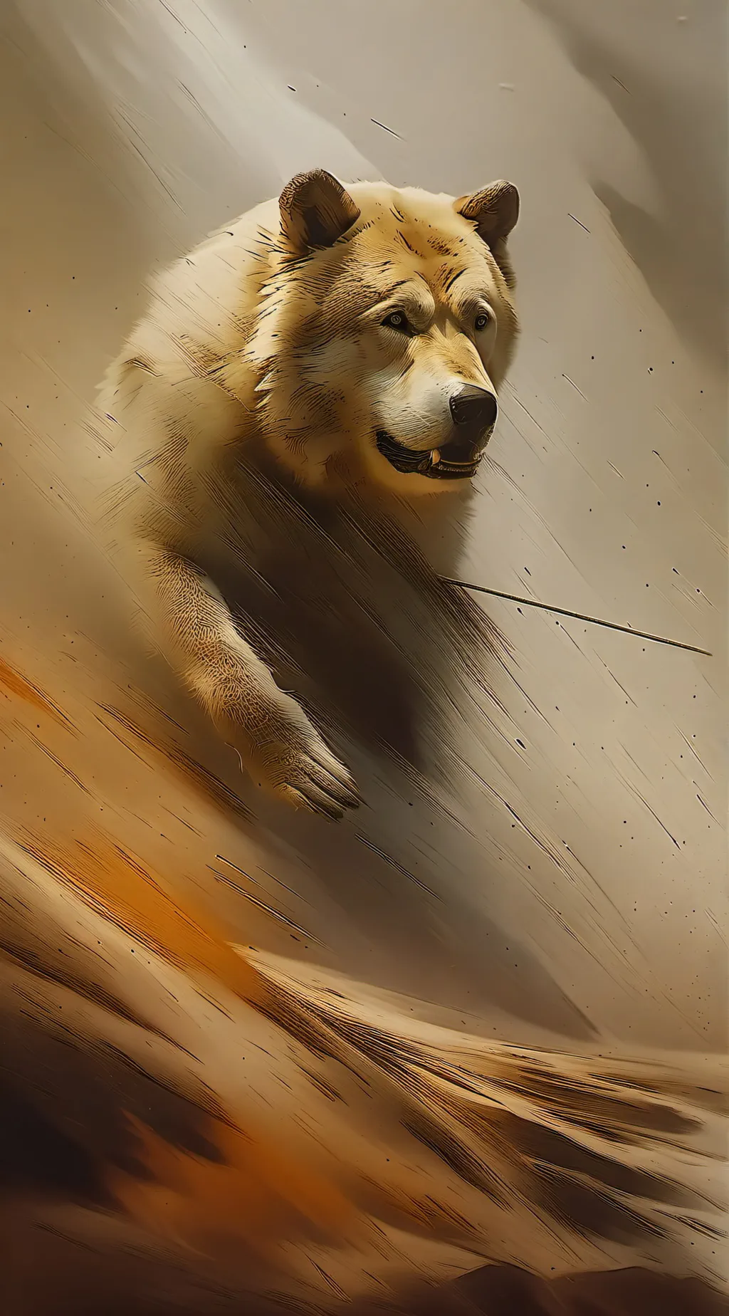 ai character: Pet bear 🐻  background