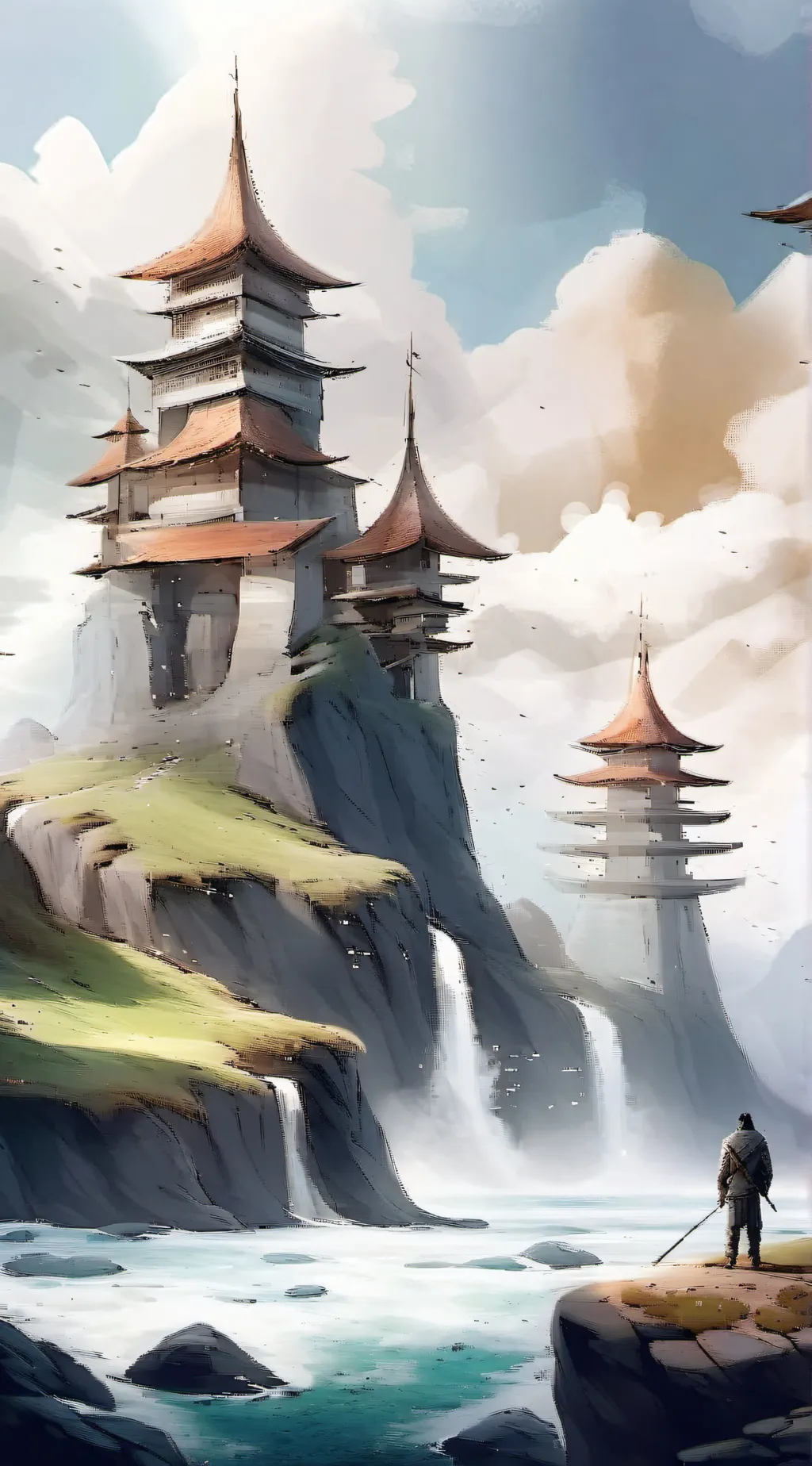 ai character: Nimona fake freind background