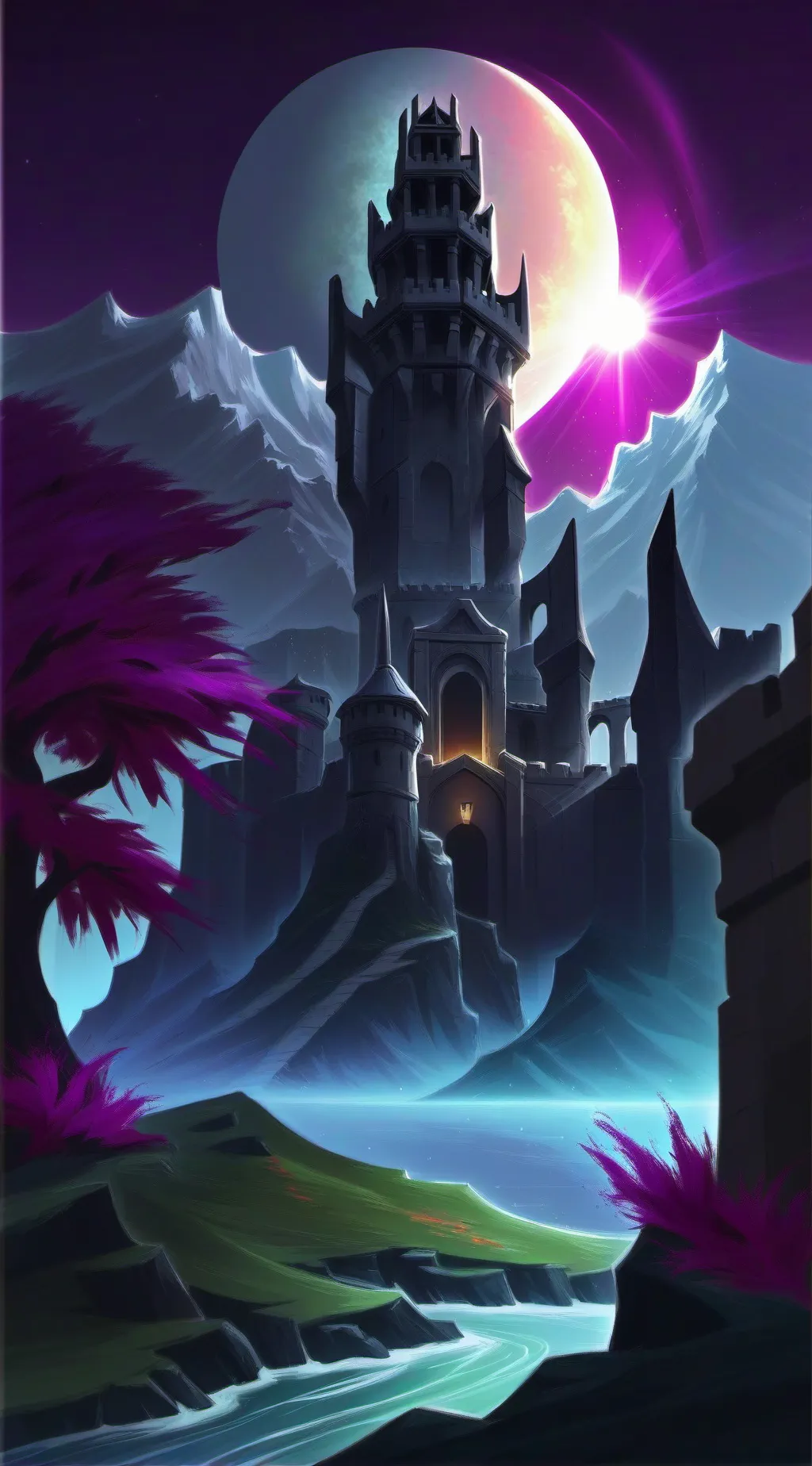 ai character: Hogwarts 👁️👄👁️ background