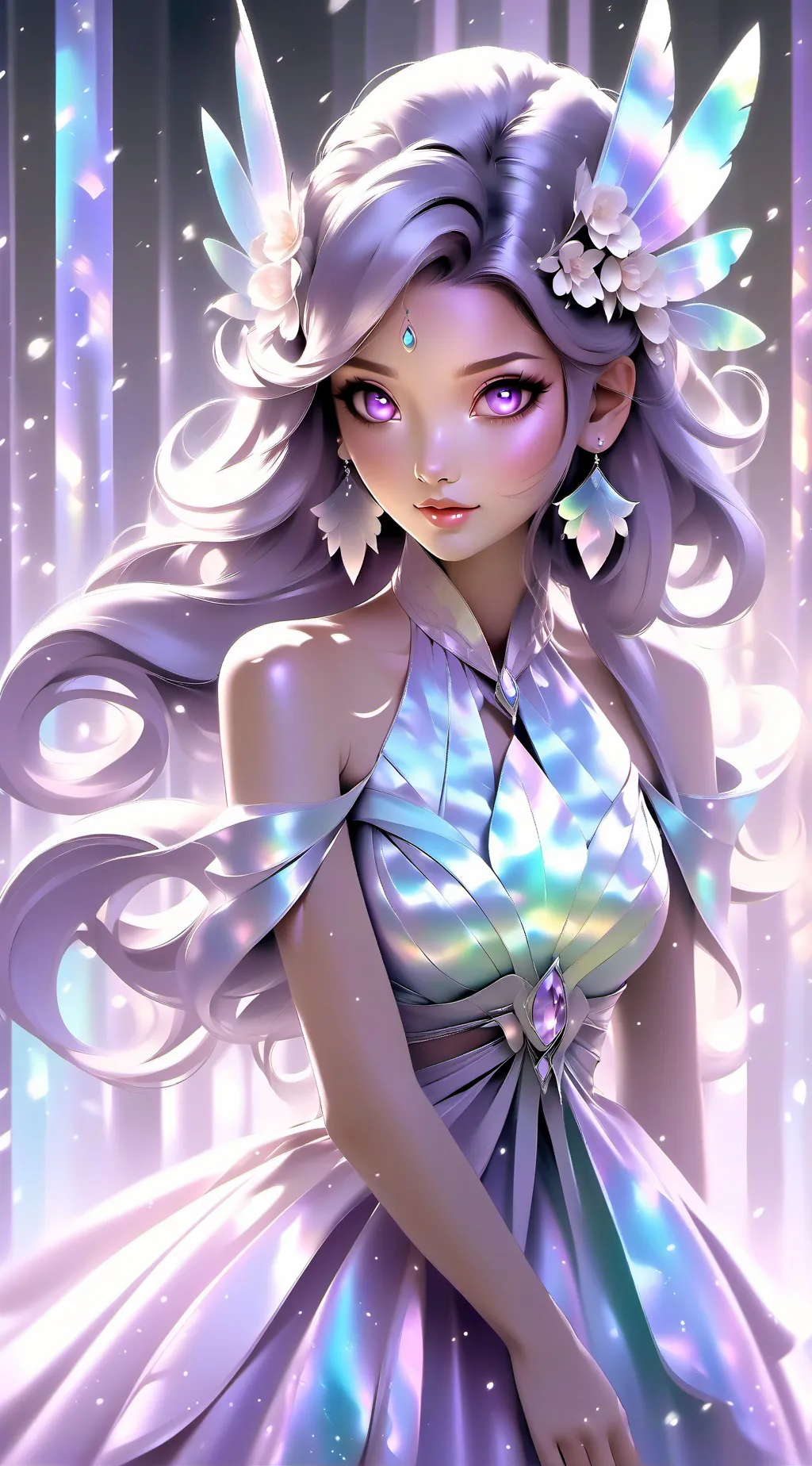 ai character: Girly girl background