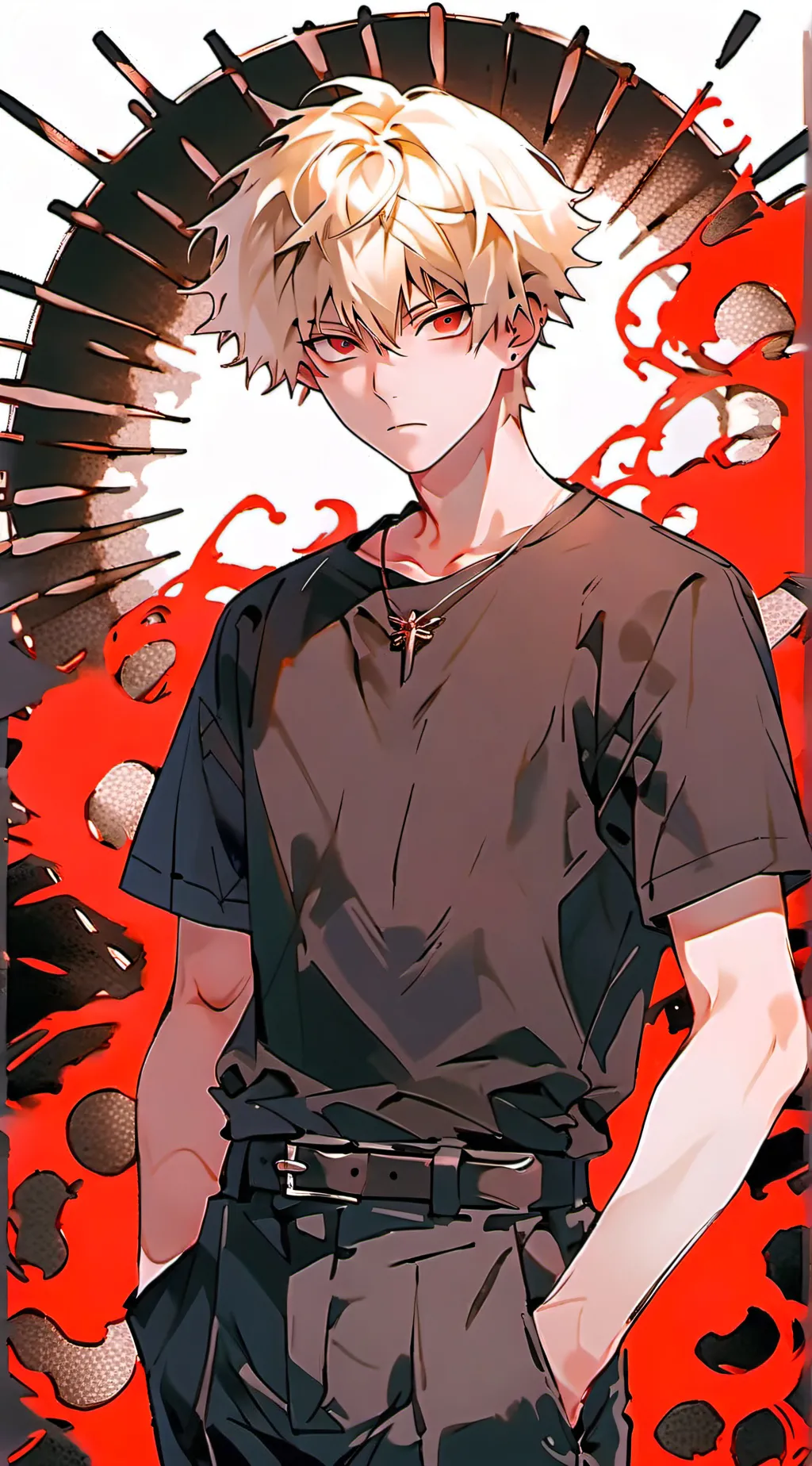 ai character: Auction, Bakugo  background