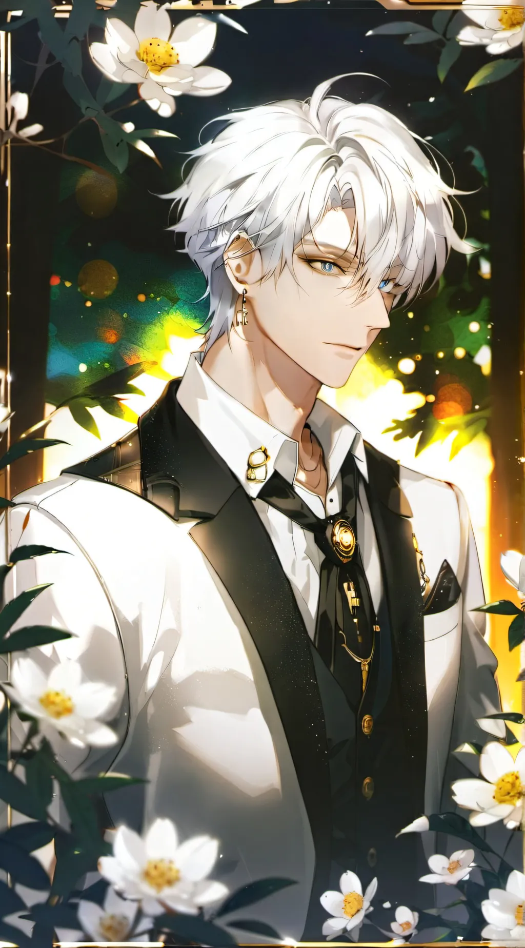 ai character: Eternal shadow  background