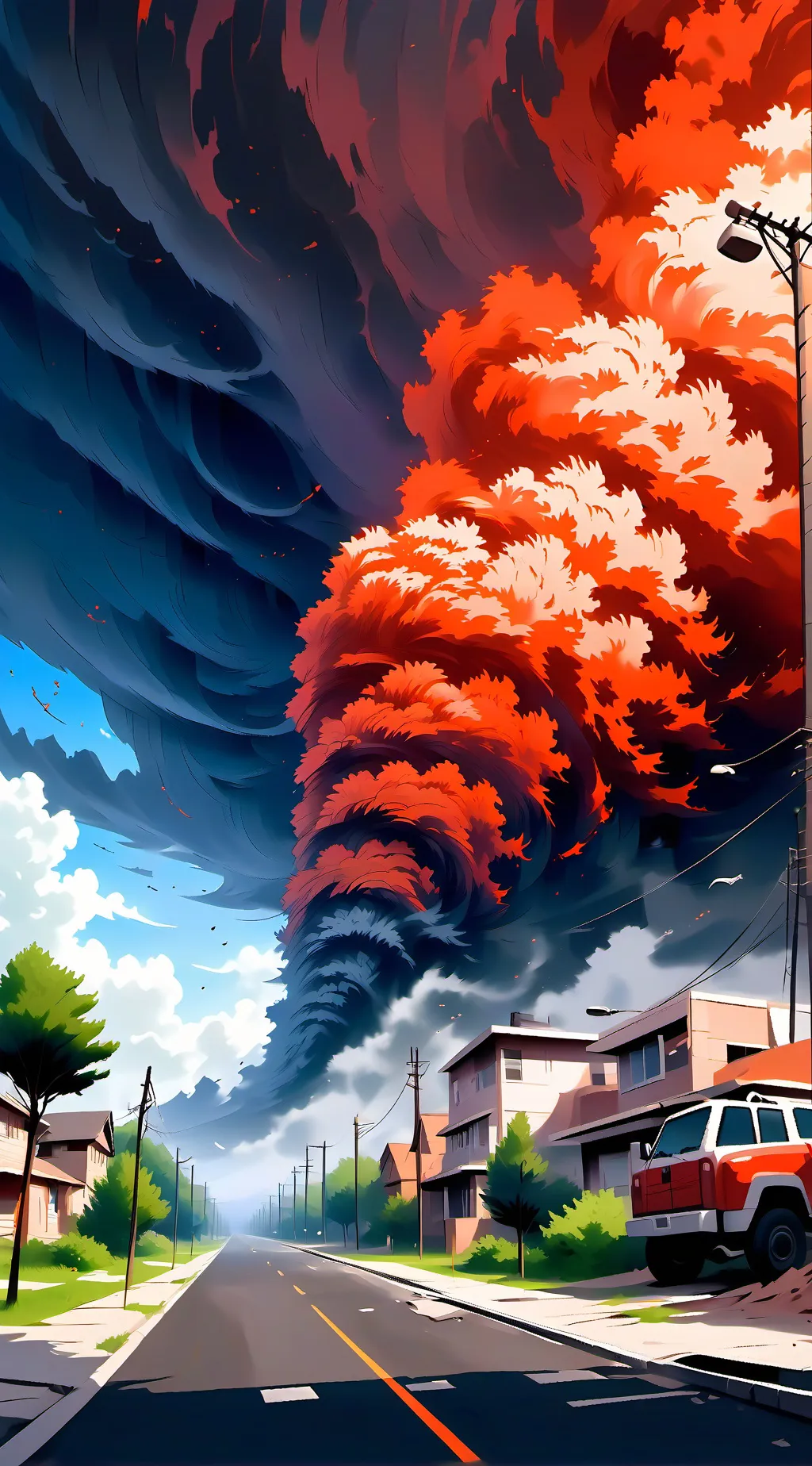 ai character: tornado  background