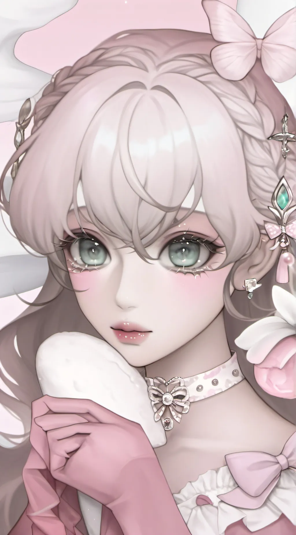 ai character: Thick of it  background