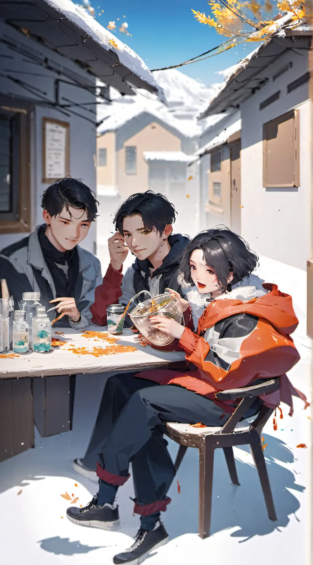 ai character: tickle lab background