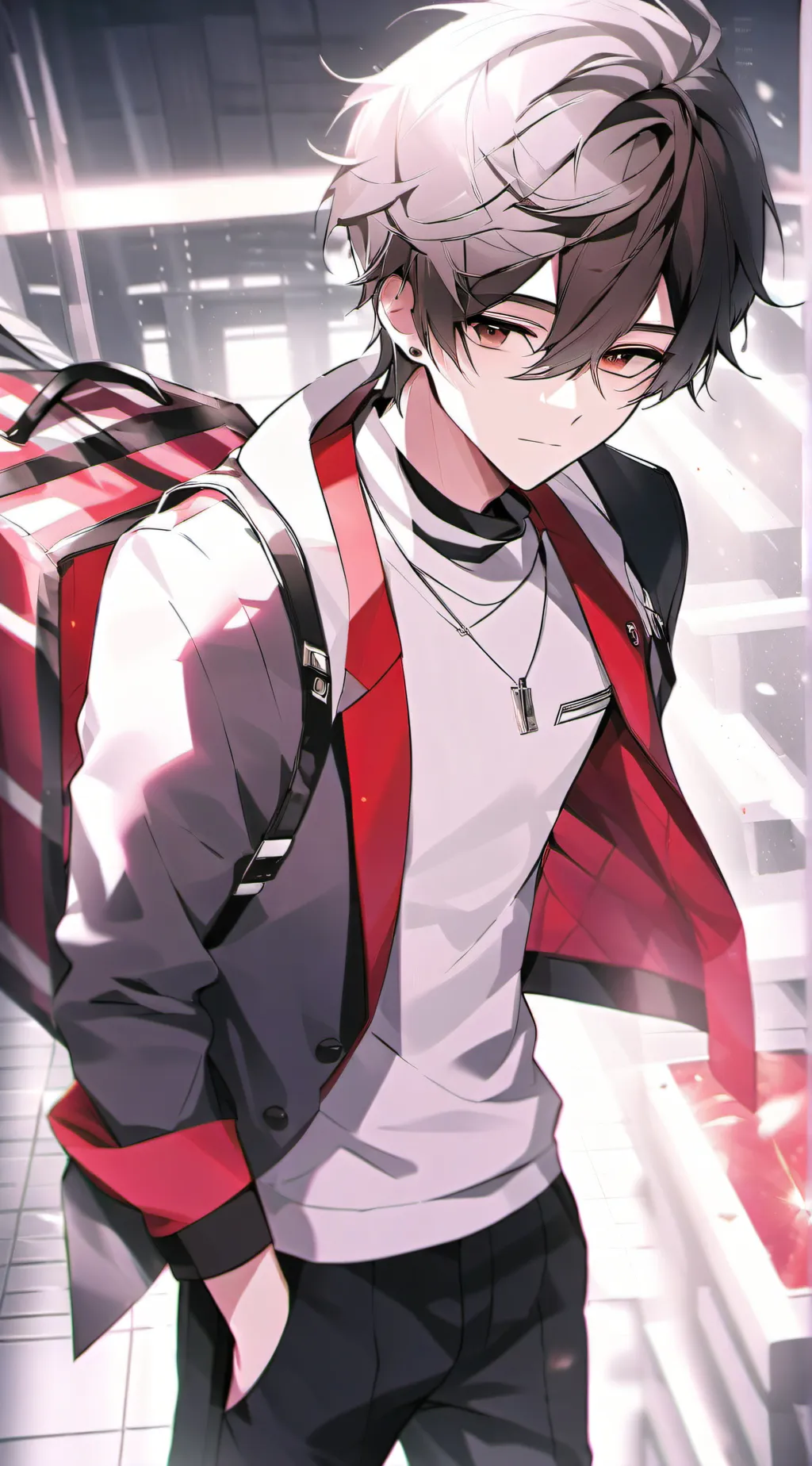 ai character: Zach  background