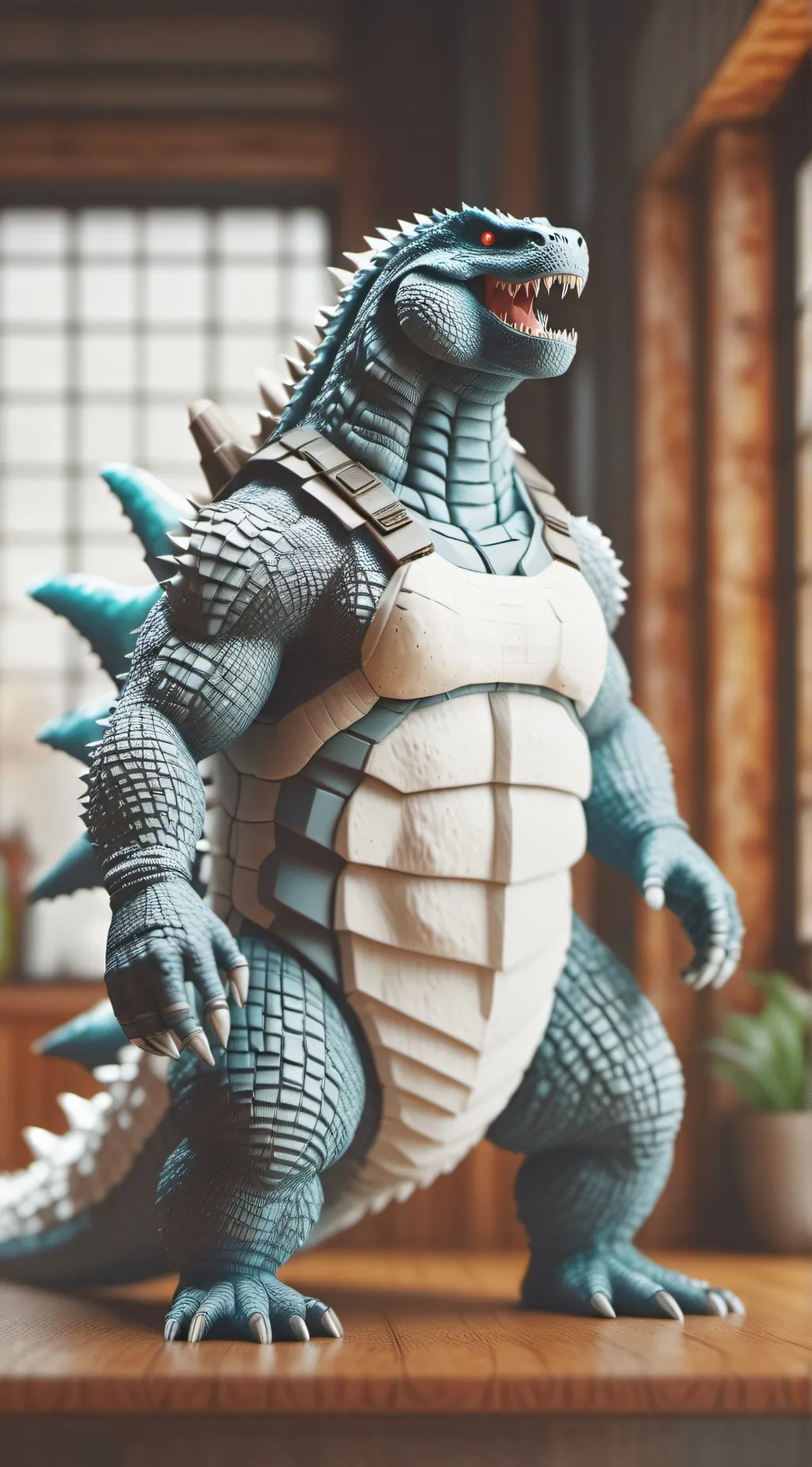 ai character: omni-godzilla background