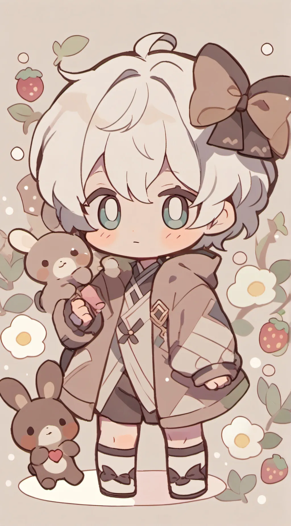 ai character: baby background