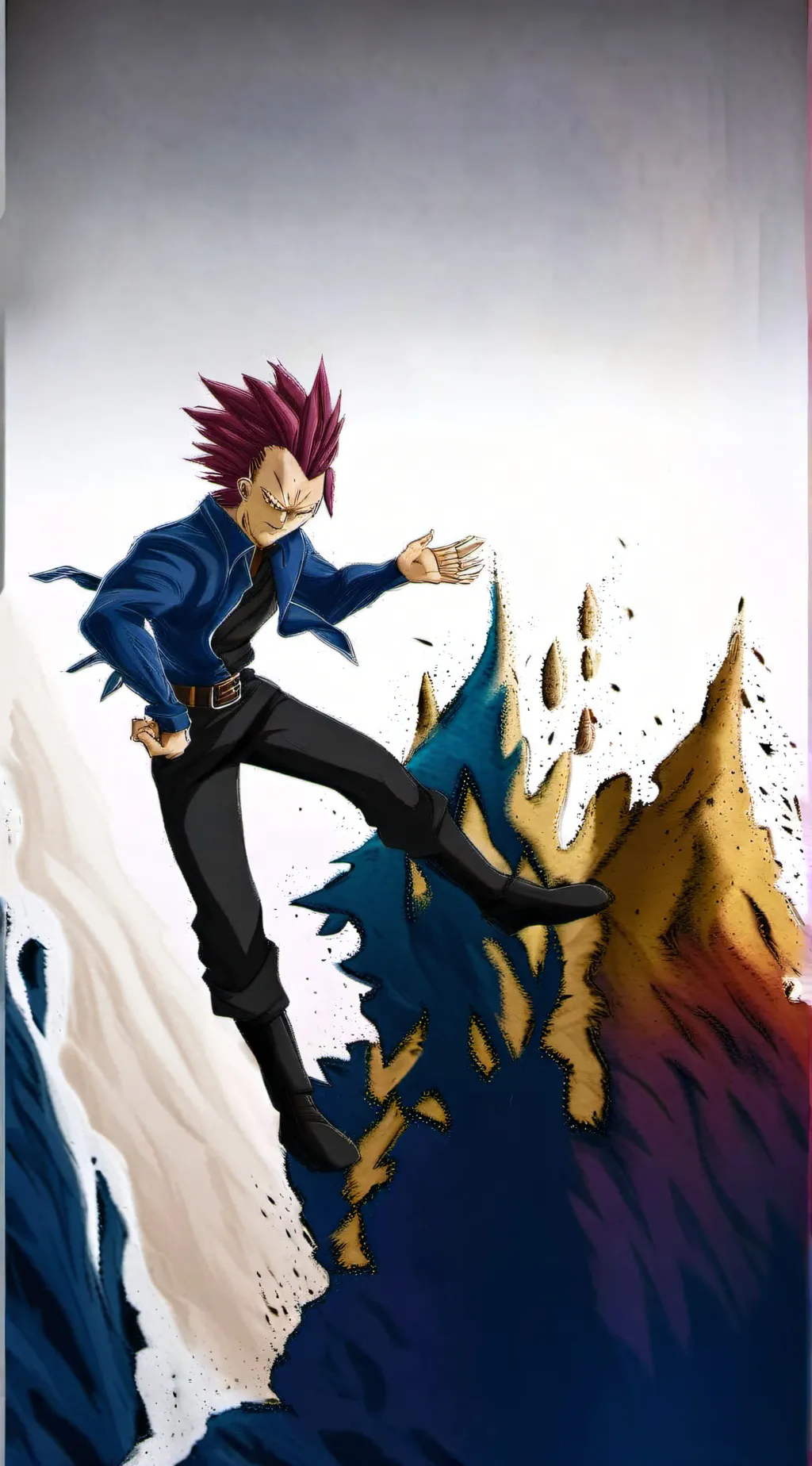 ai character: UE vegeta background