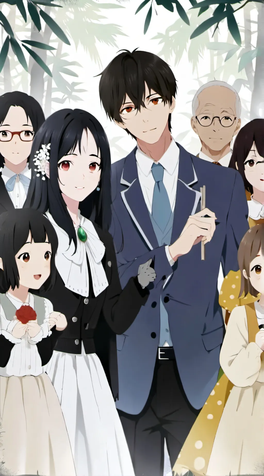 ai character: My little group  background