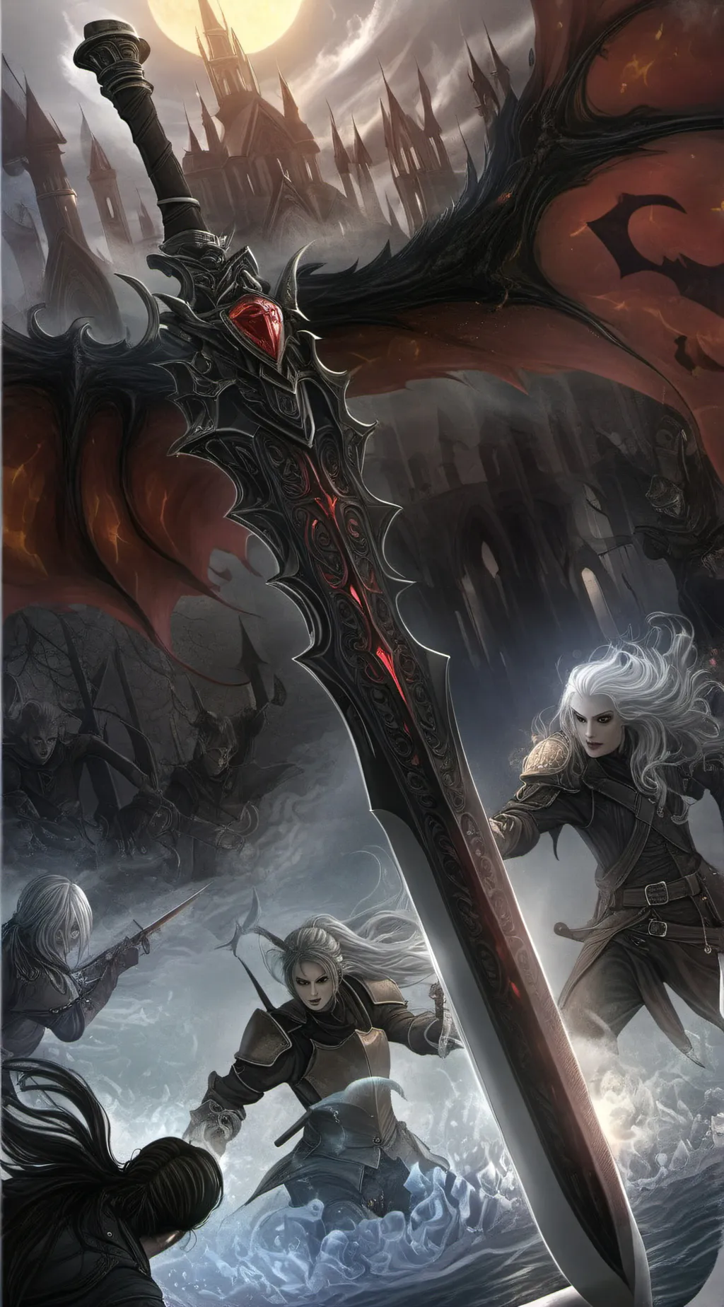 ai character: Kny battle background