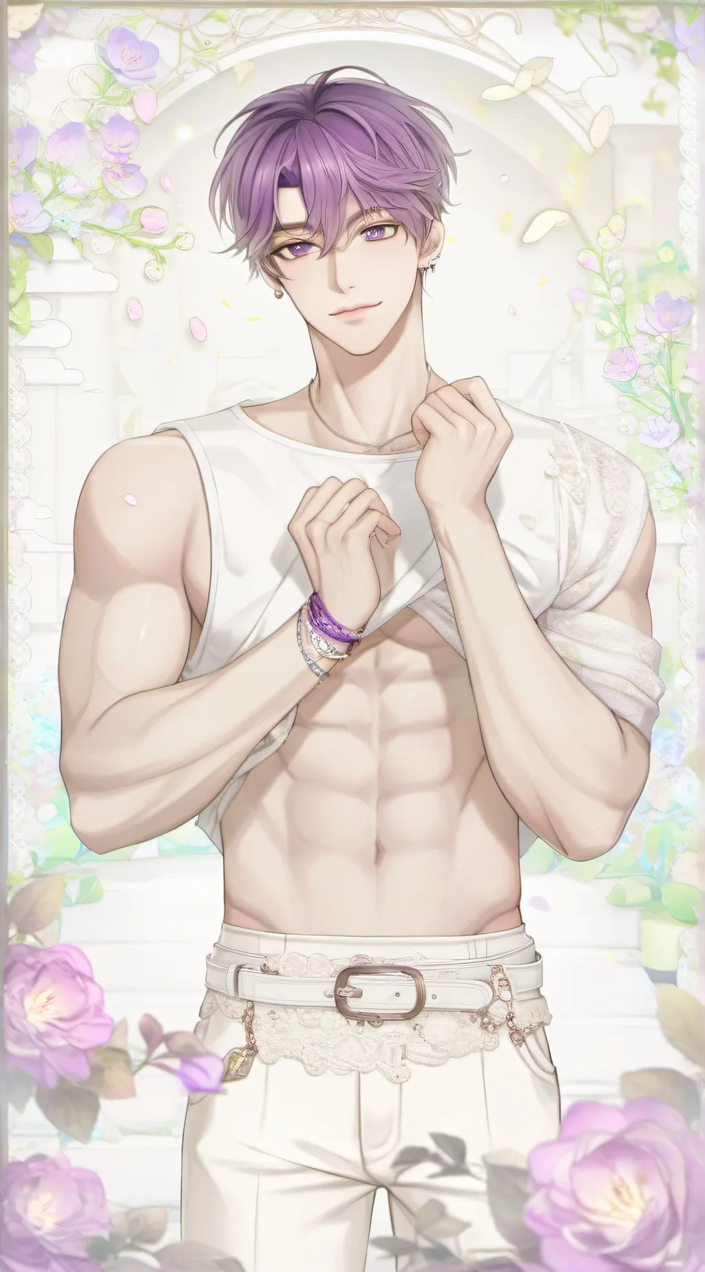 ai character: Rim background