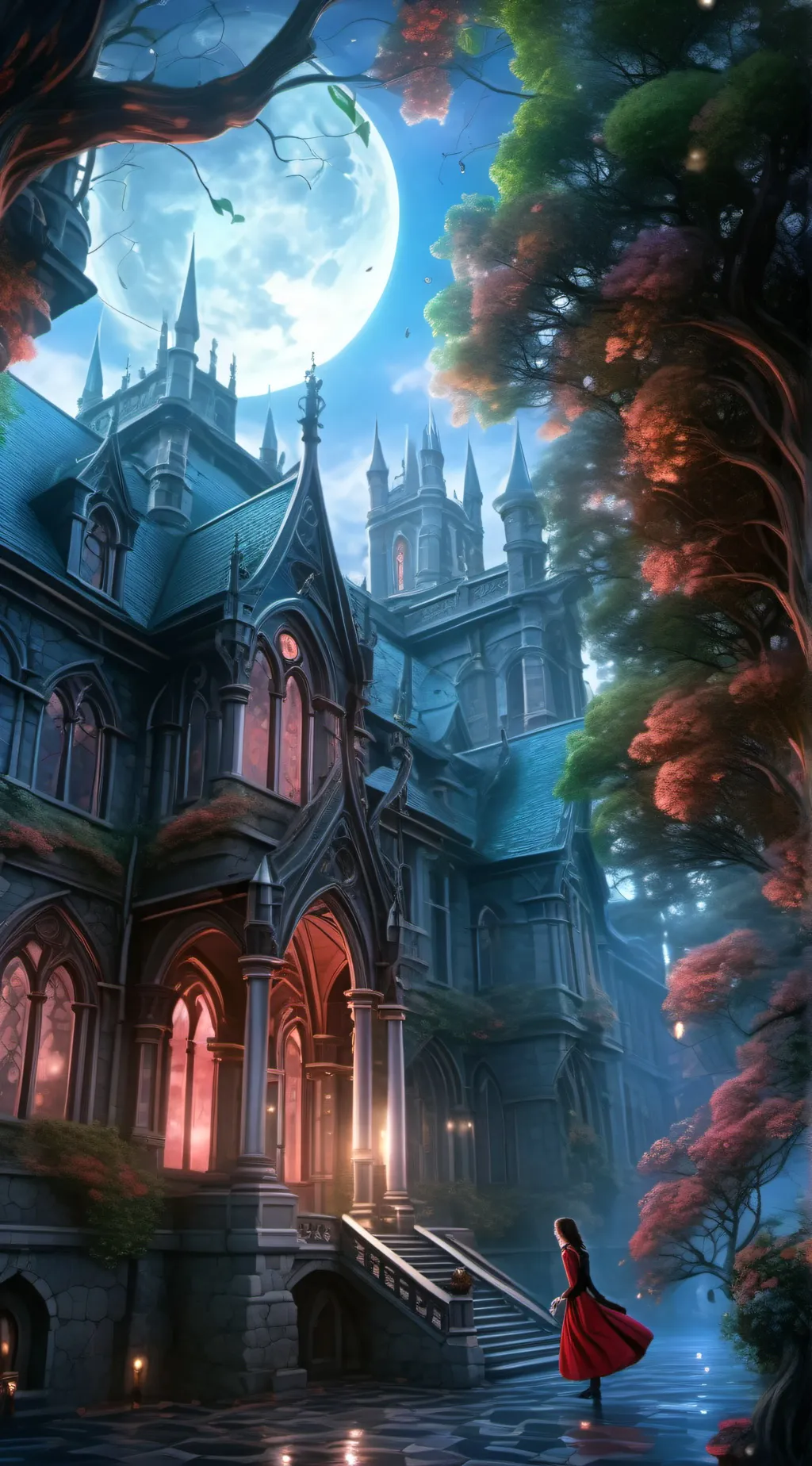 ai character: school drama background