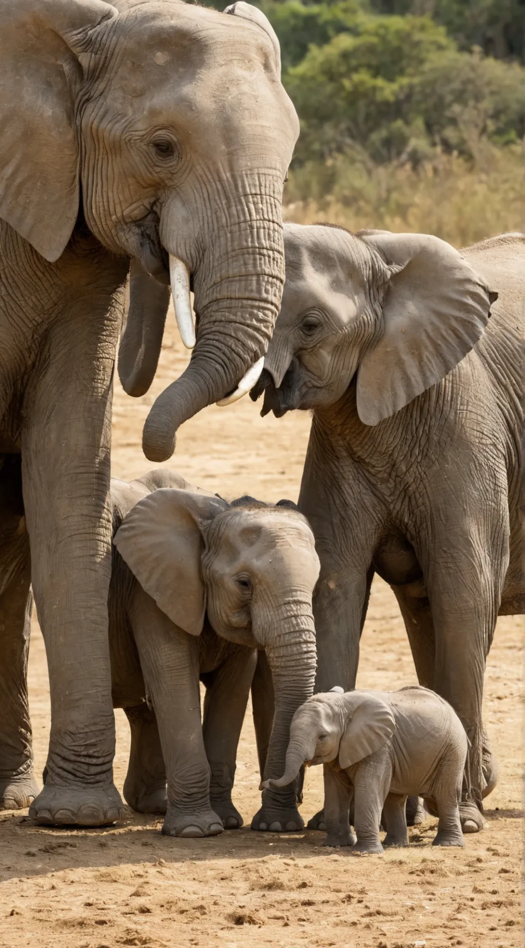 ai character: Elephant family background