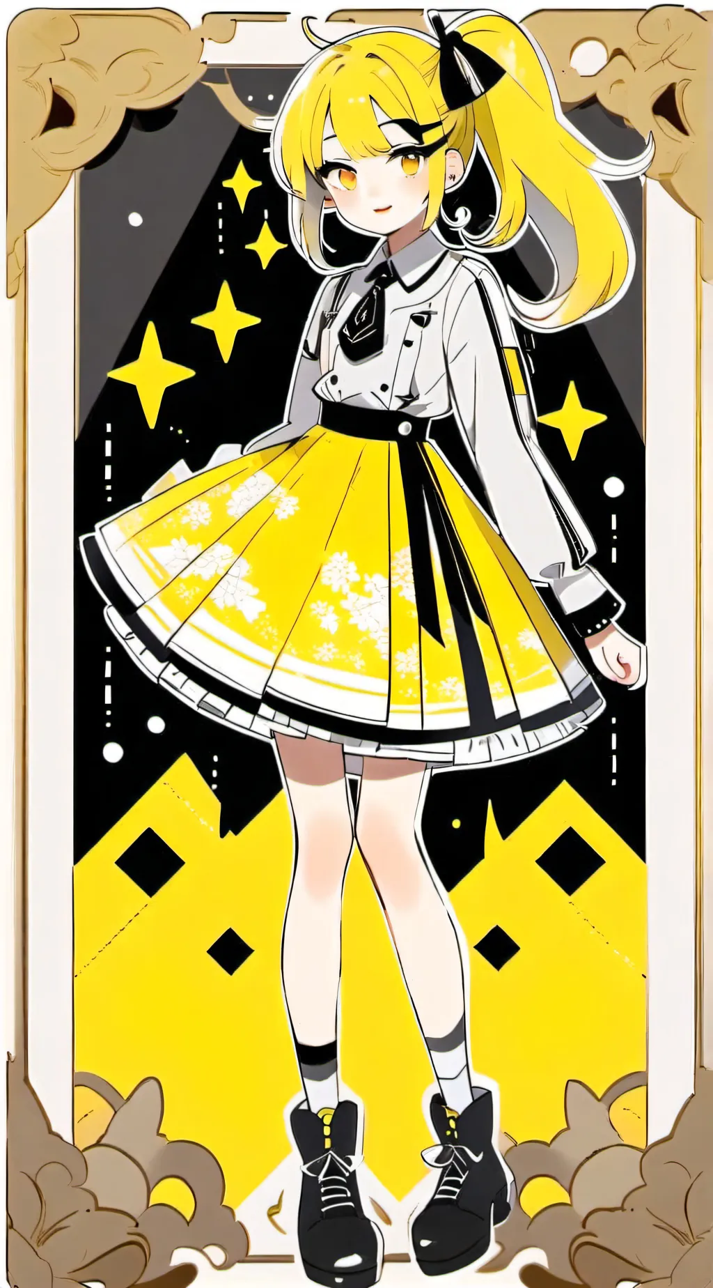 ai character: Neru (original) background