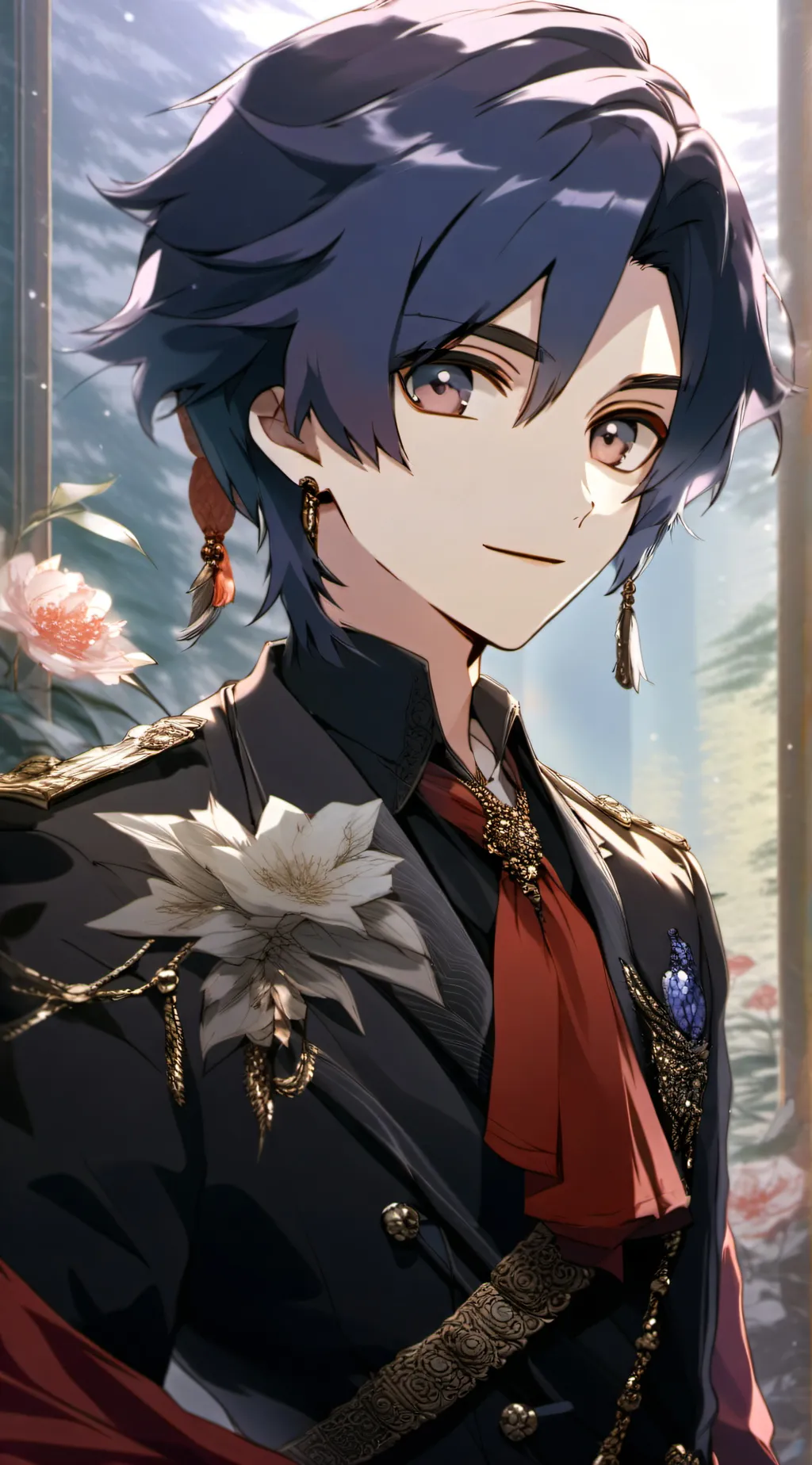 ai character: 웃☎︎kun☏웃 background