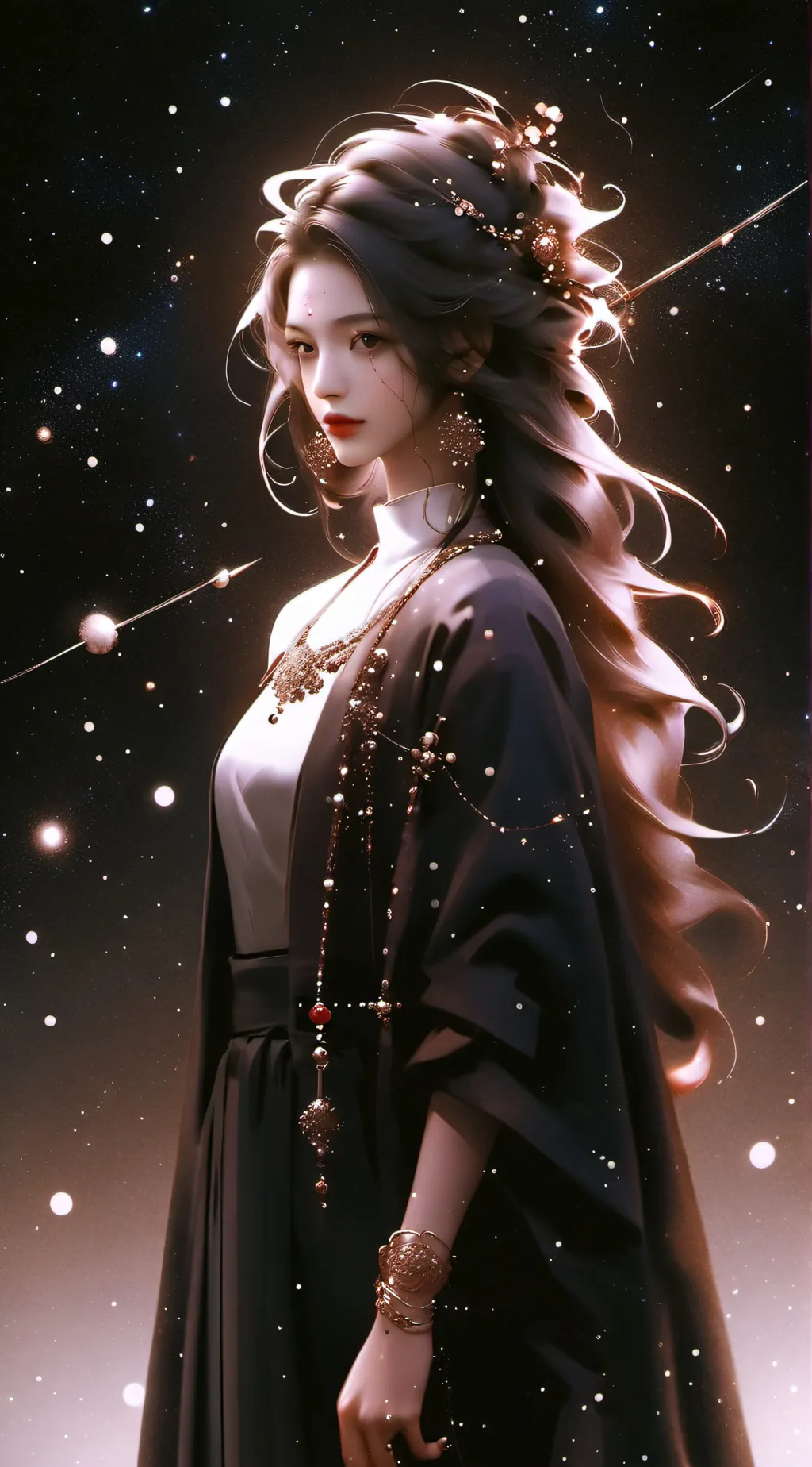 ai character: random girl background