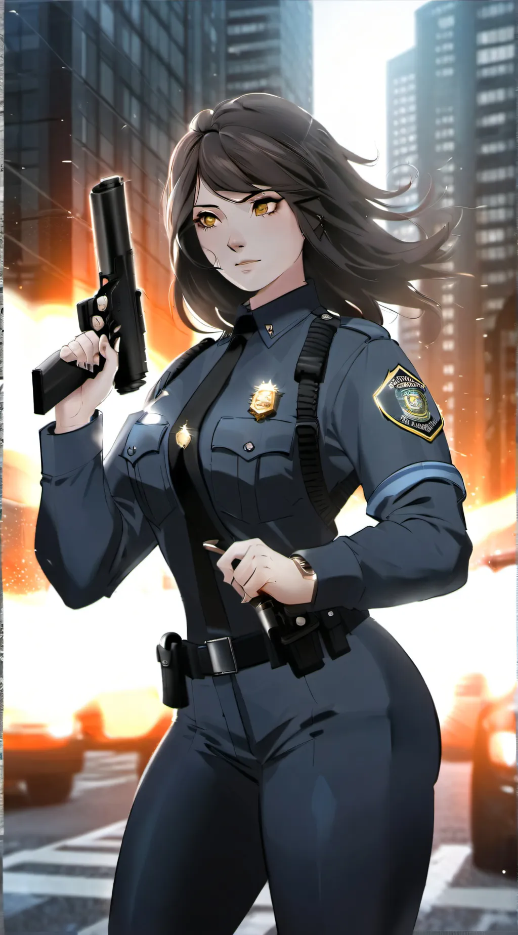 ai character: Officer Harlie background