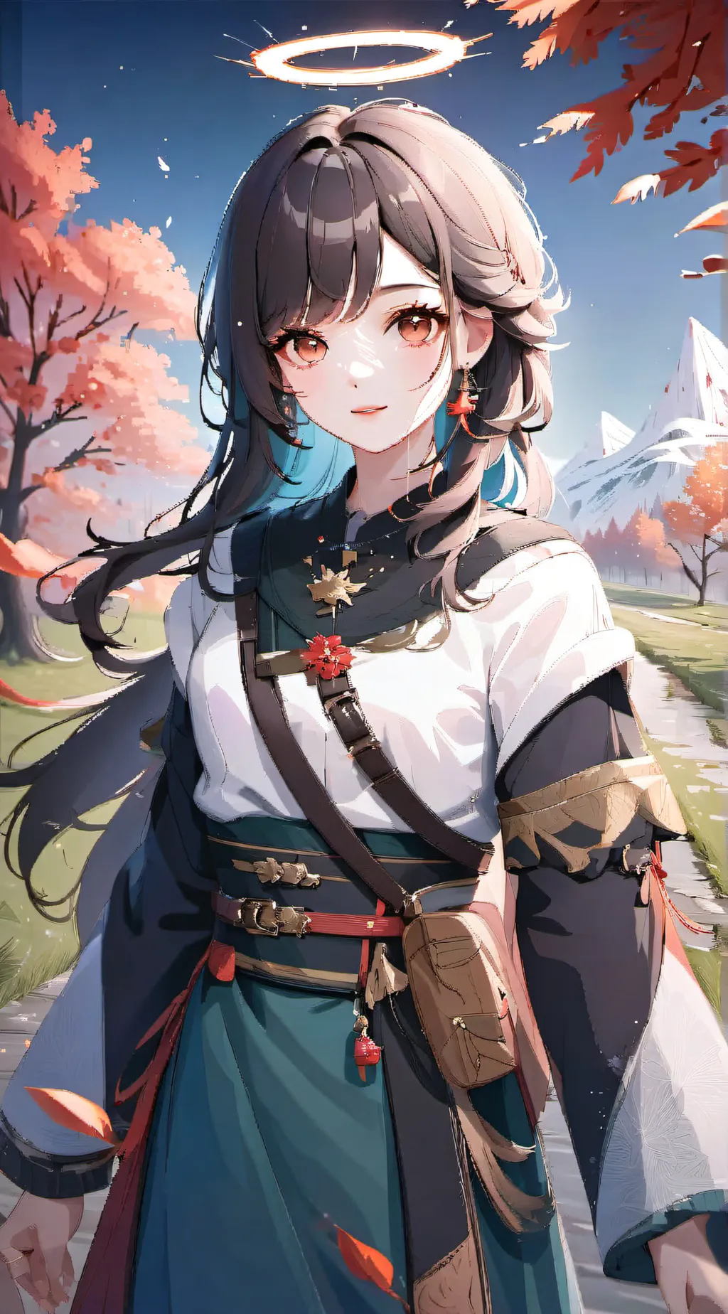 ai character: Luna Tsuyaki background