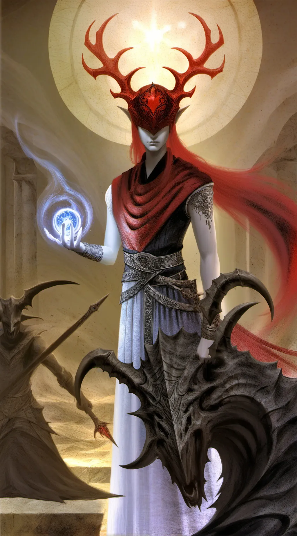 ai character: power ⚡ Life background