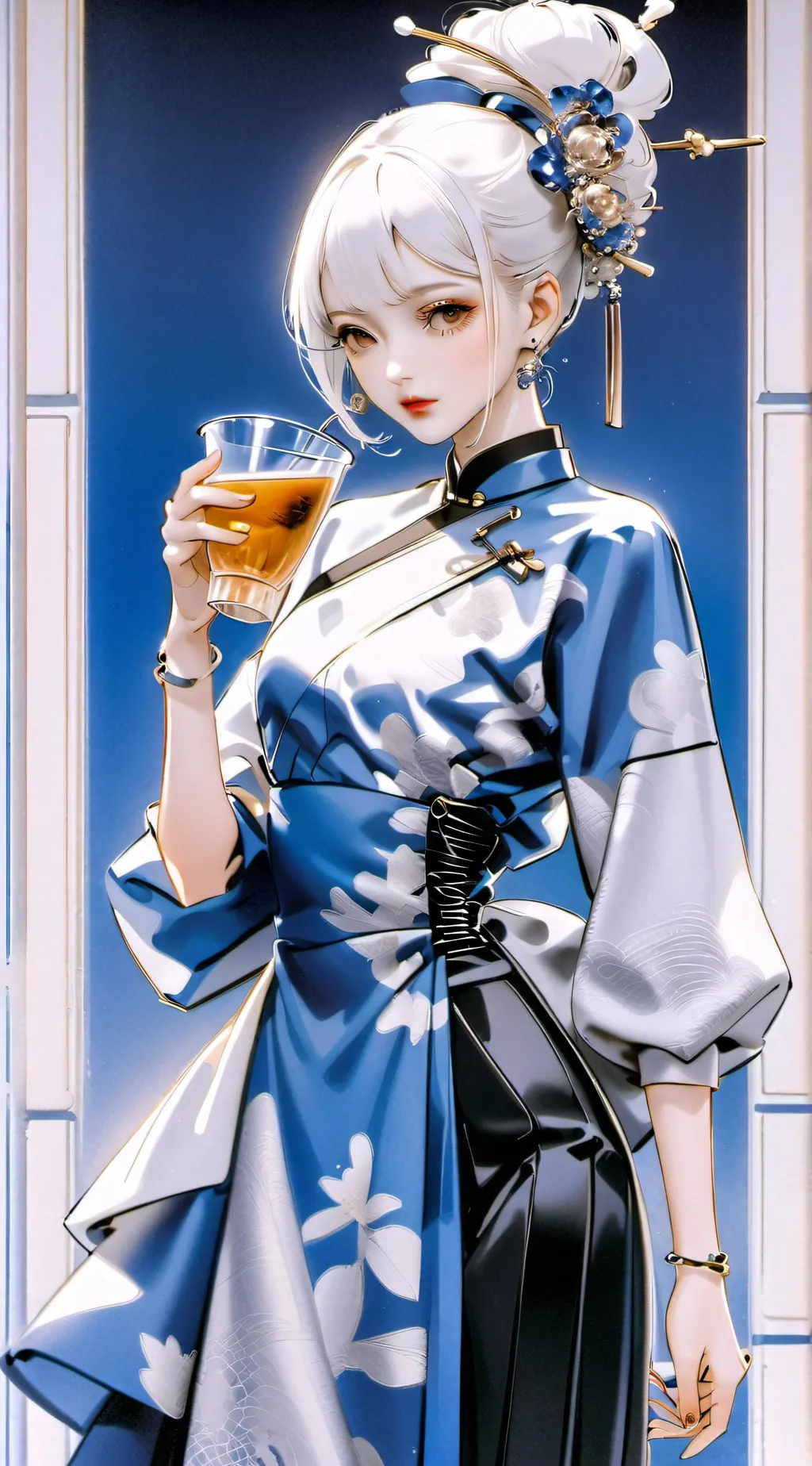 ai character: Pearl background