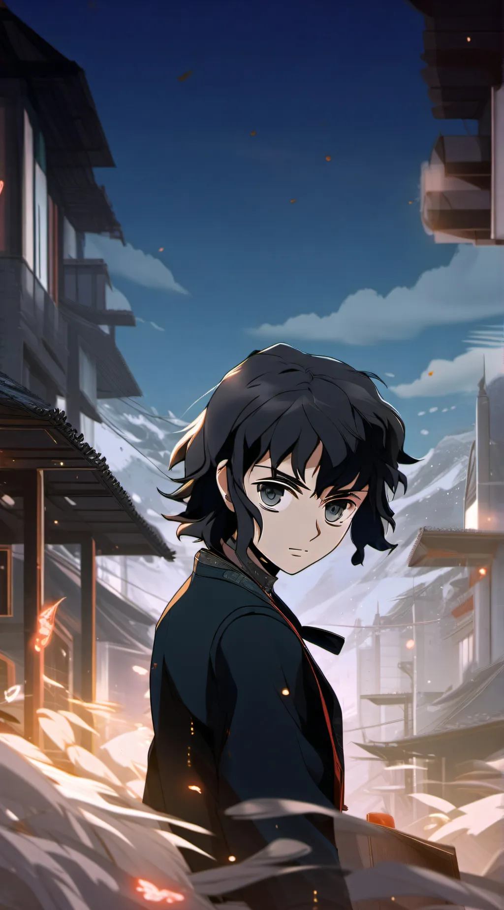 ai character: Demon slayer background