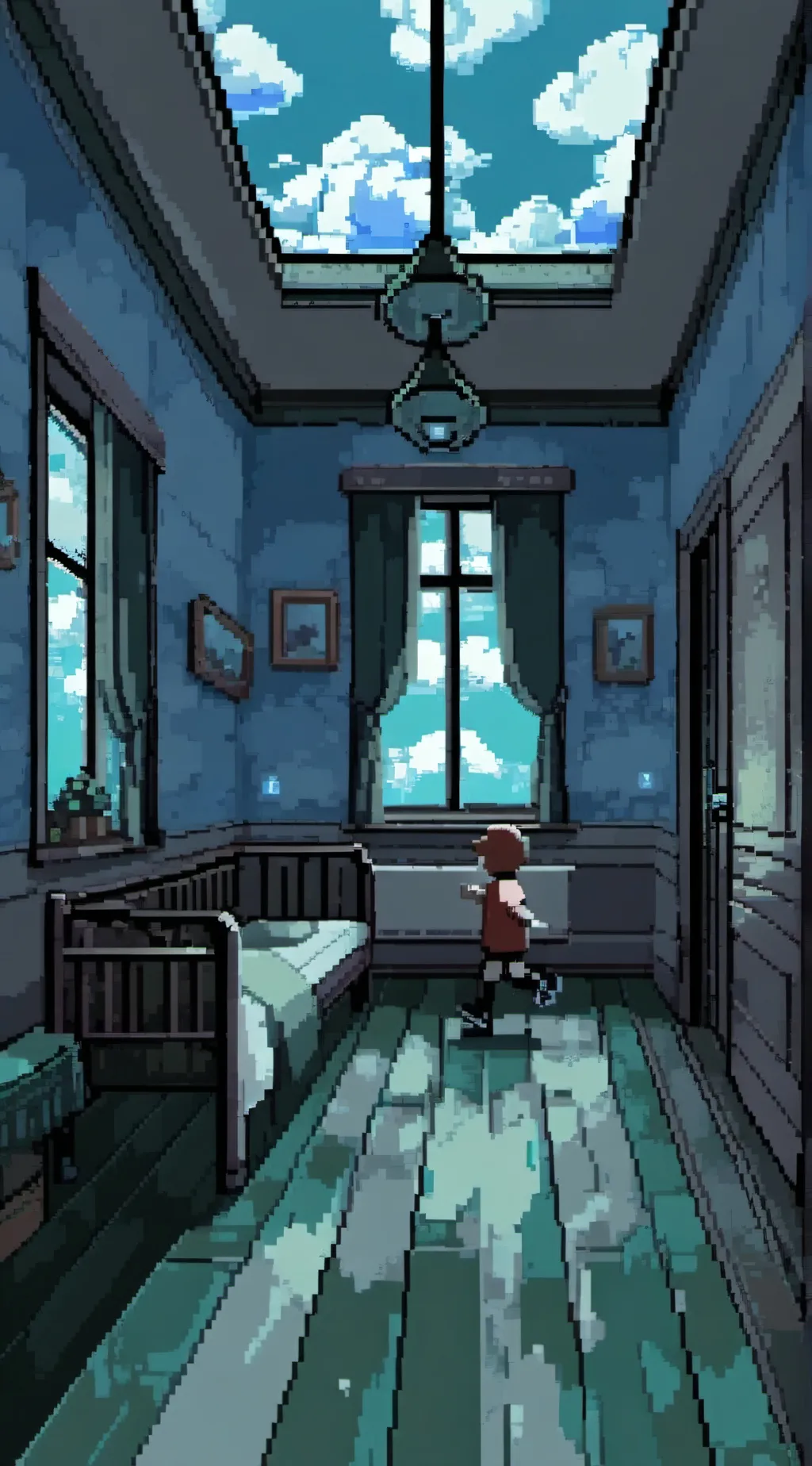 ai character: ORPHANAGE background