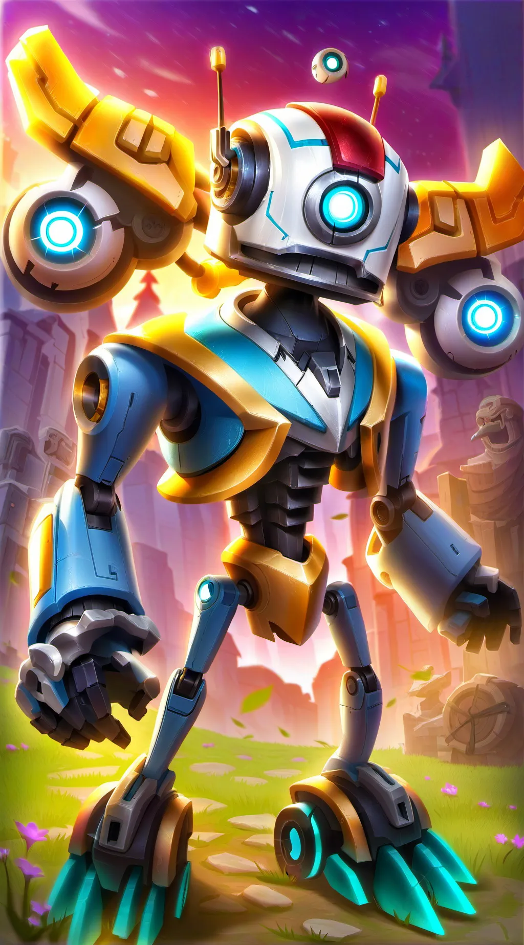 ai character: Nick. background