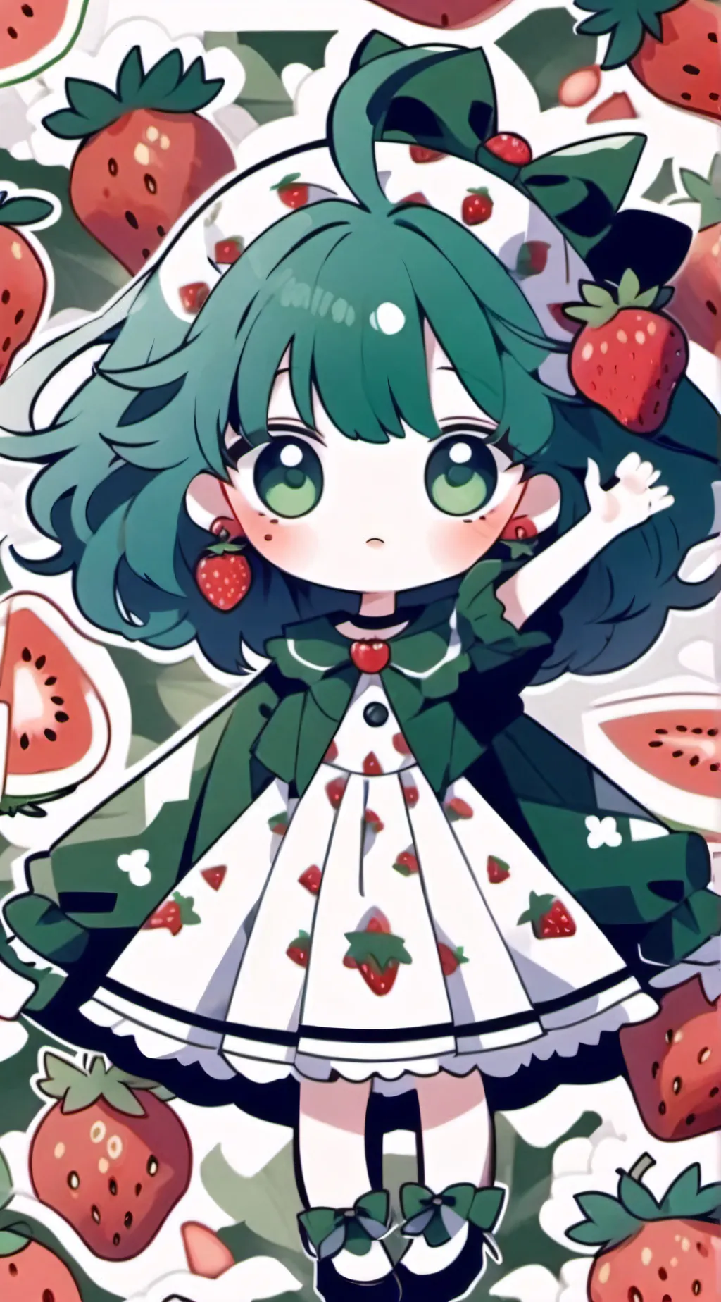 ai character: Lily🍓🍉cute background