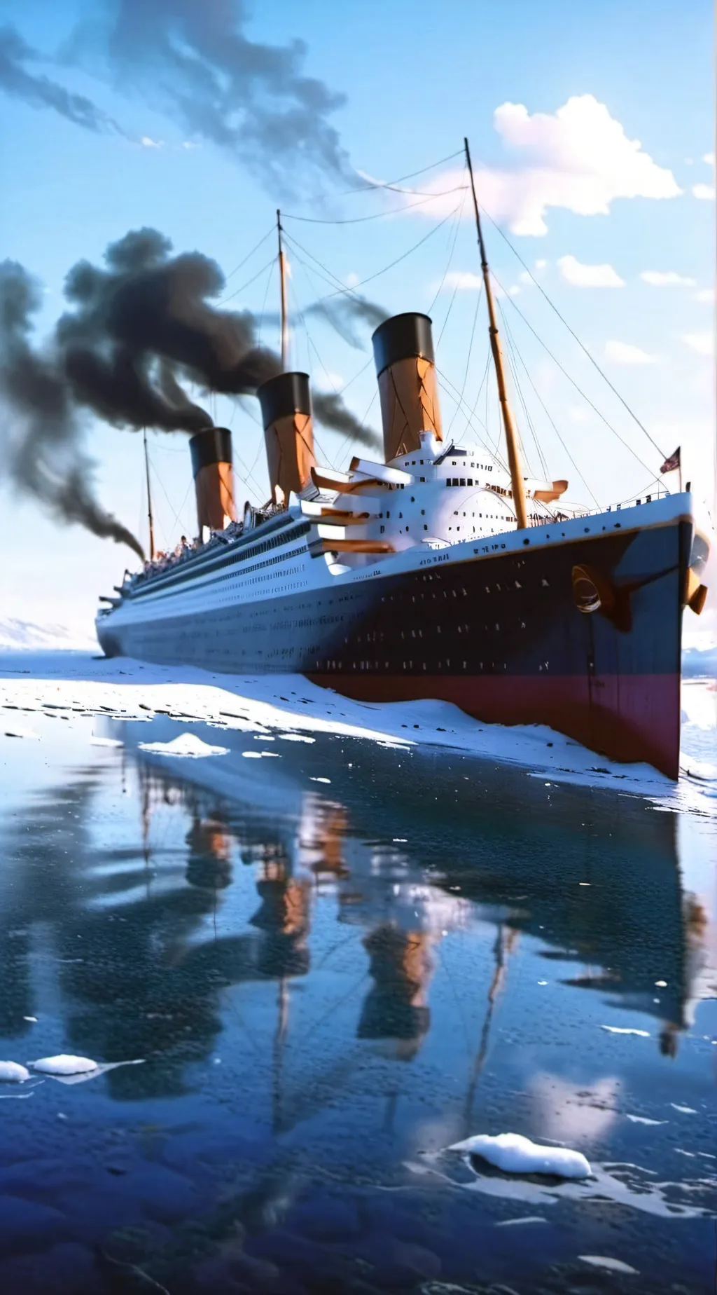 ai character: Titanic background