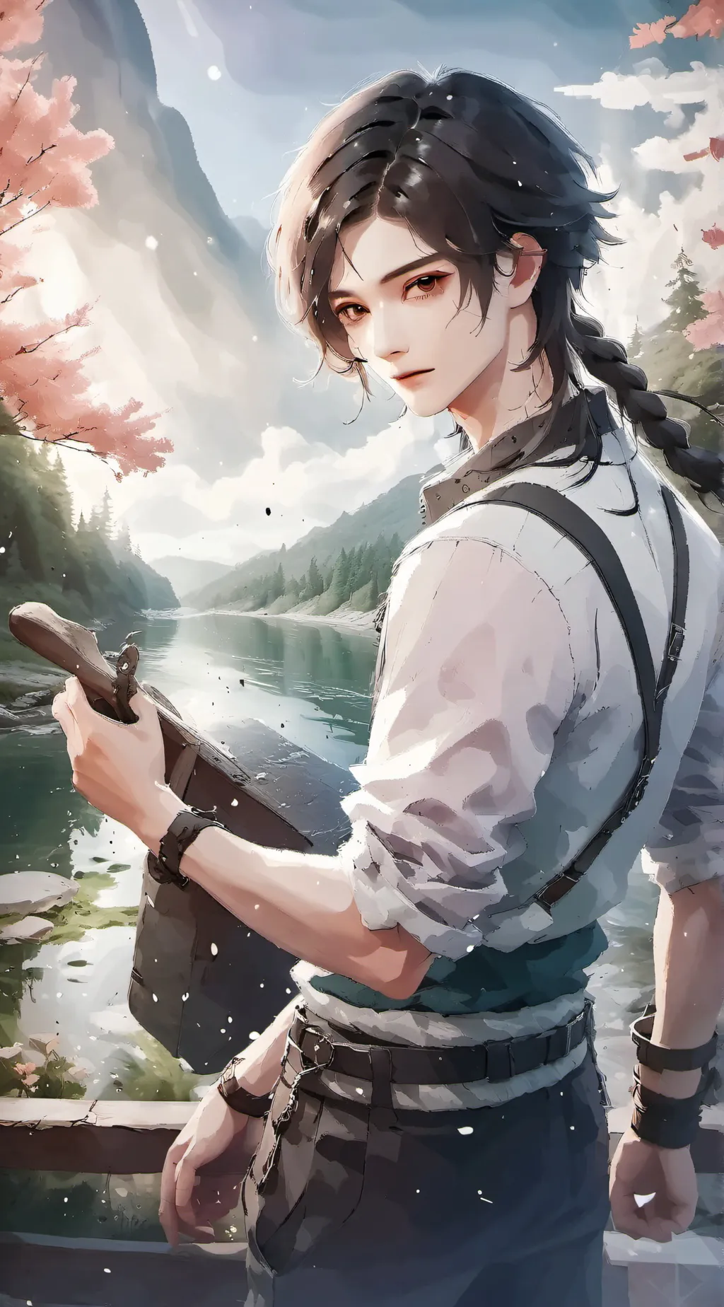 ai character: Ryan  background