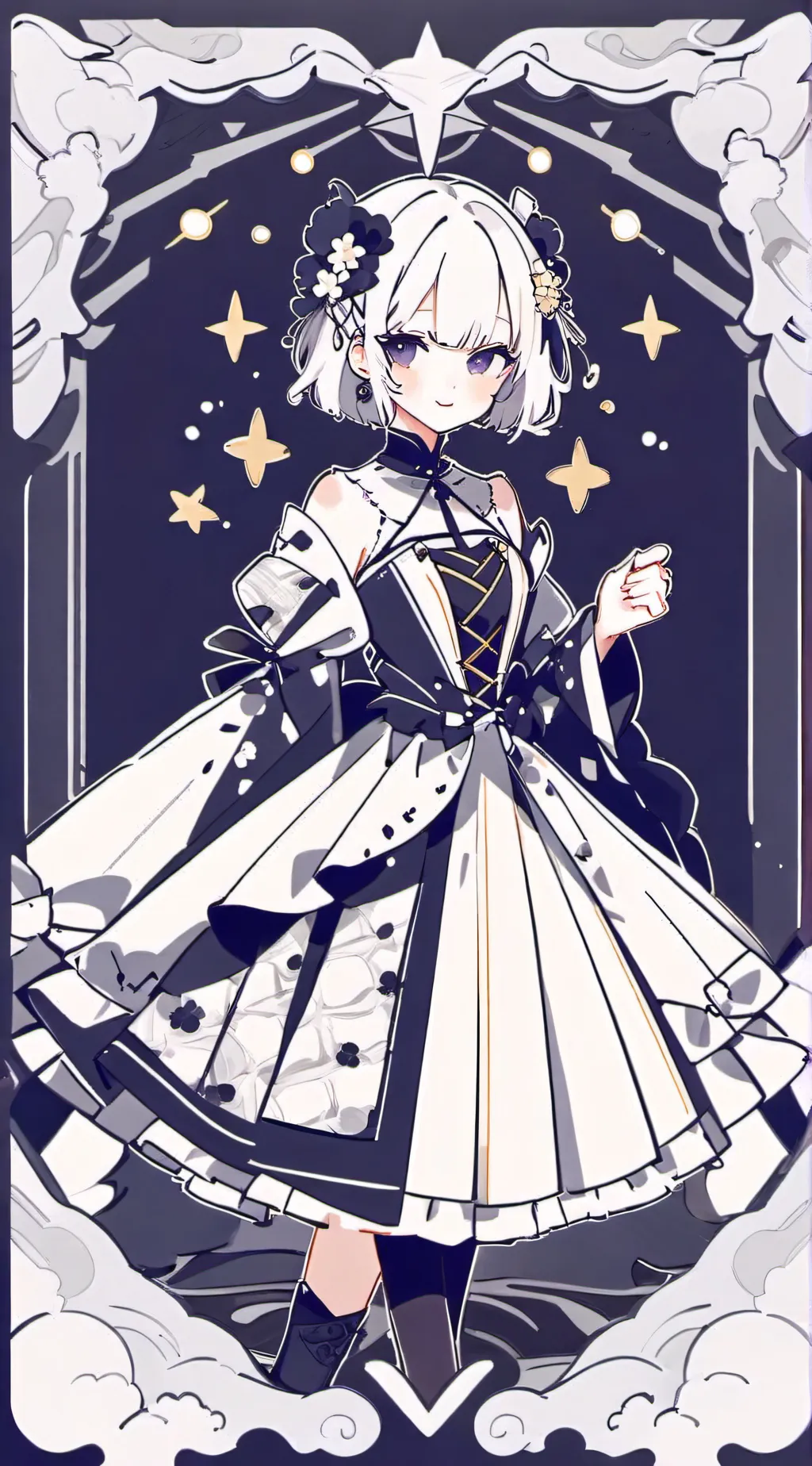 ai character: Cat girl background