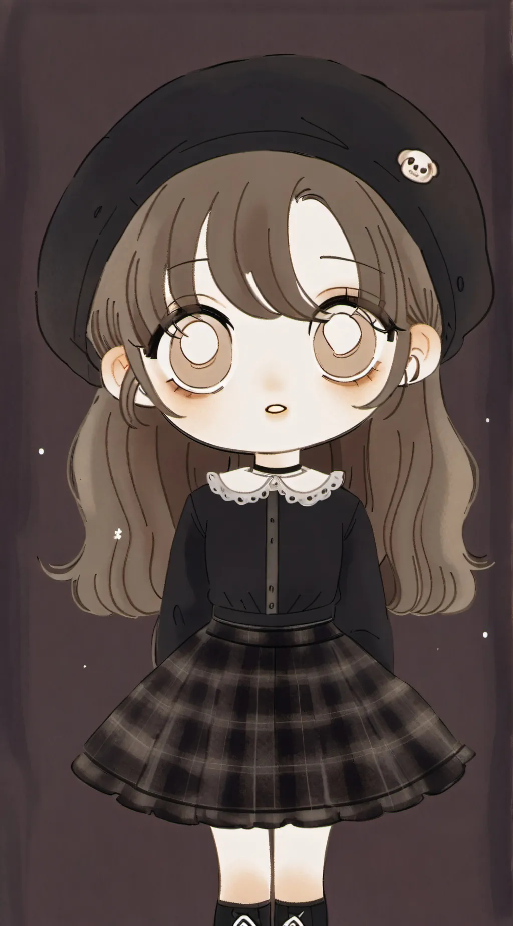 ai character: DW Shelly  background