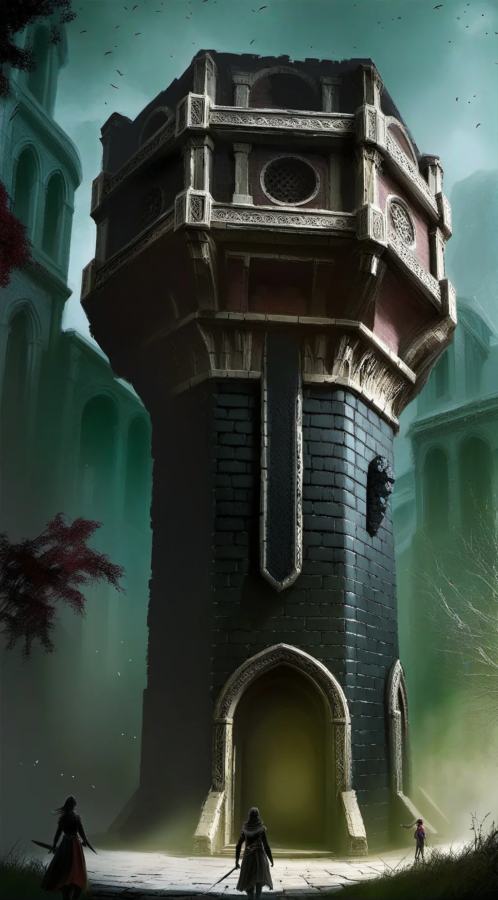 ai character: Water Tower background