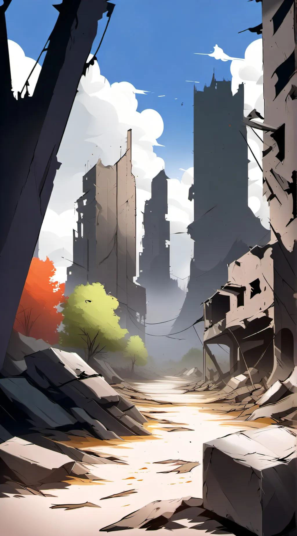 ai character: zombie apocalypse background