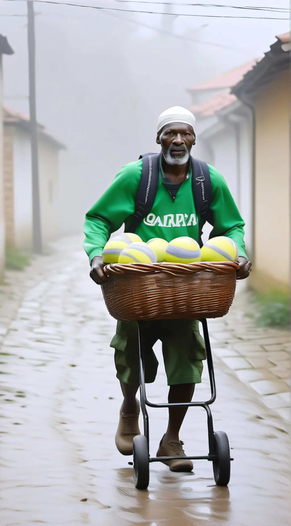 ai character: Michael N. Samuel  background