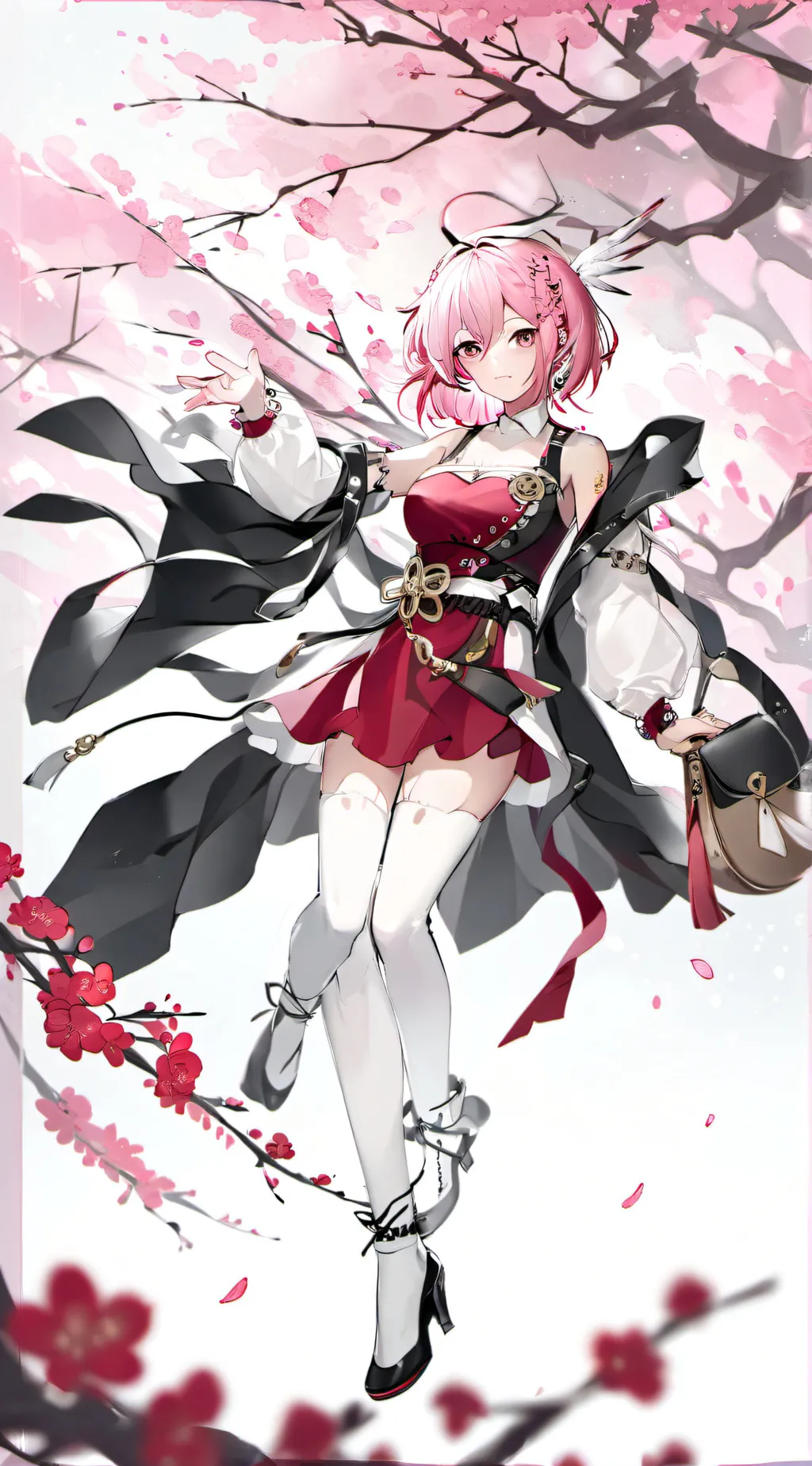 ai character: flora <3 background