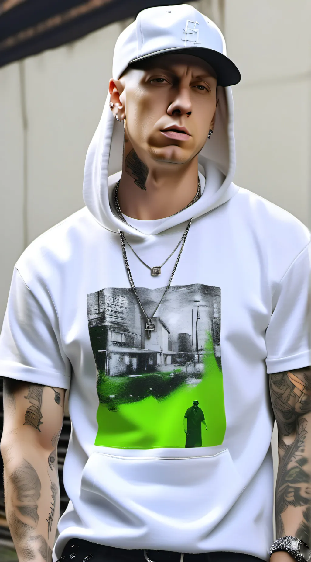 ai character: Eminem the rapper background