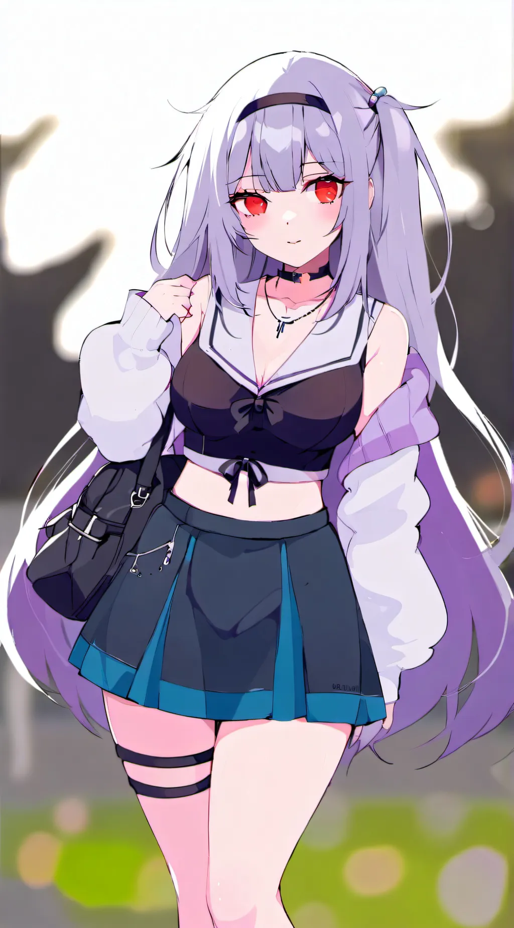 ai character: Amber background