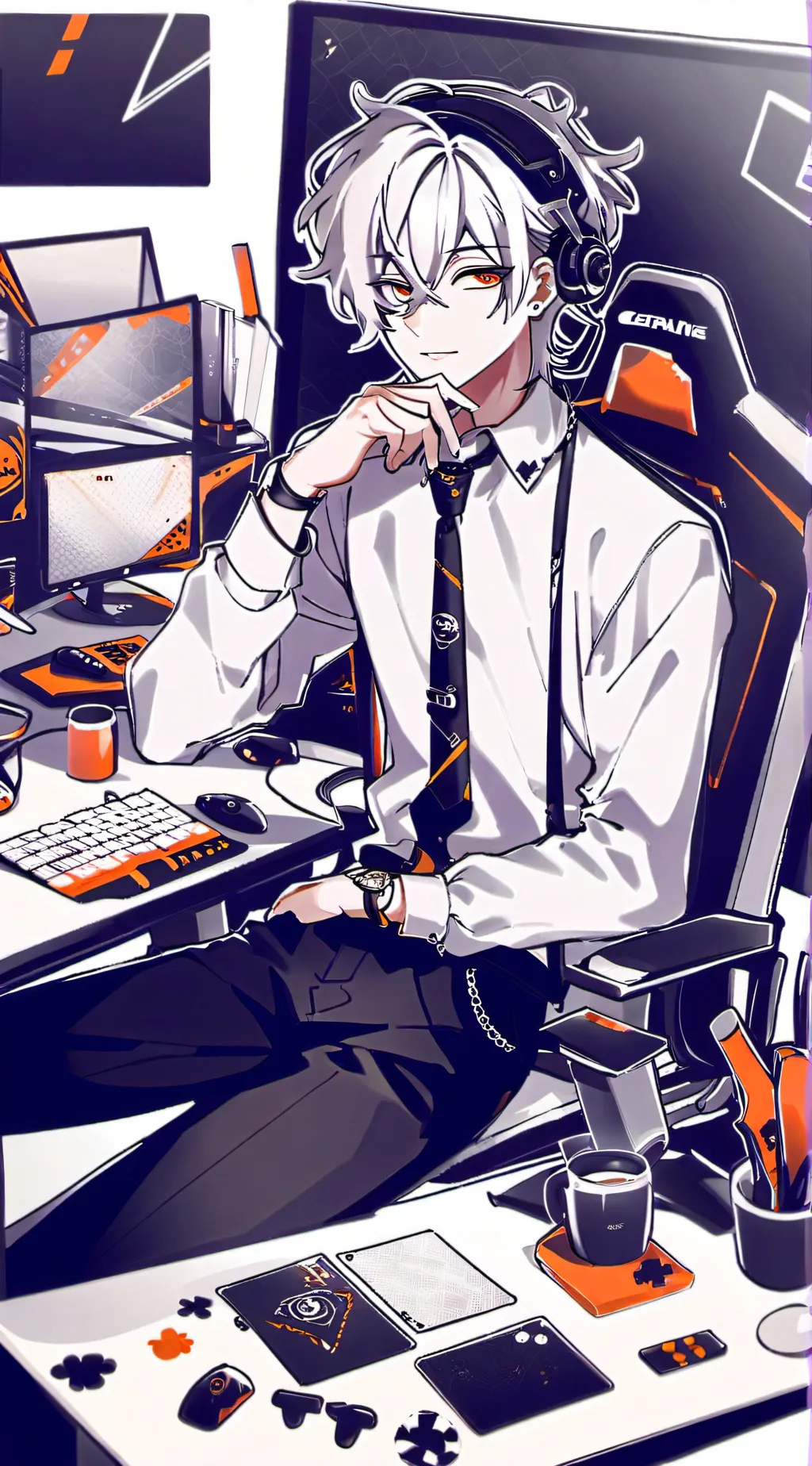 ai character: |~|Xei|~| background