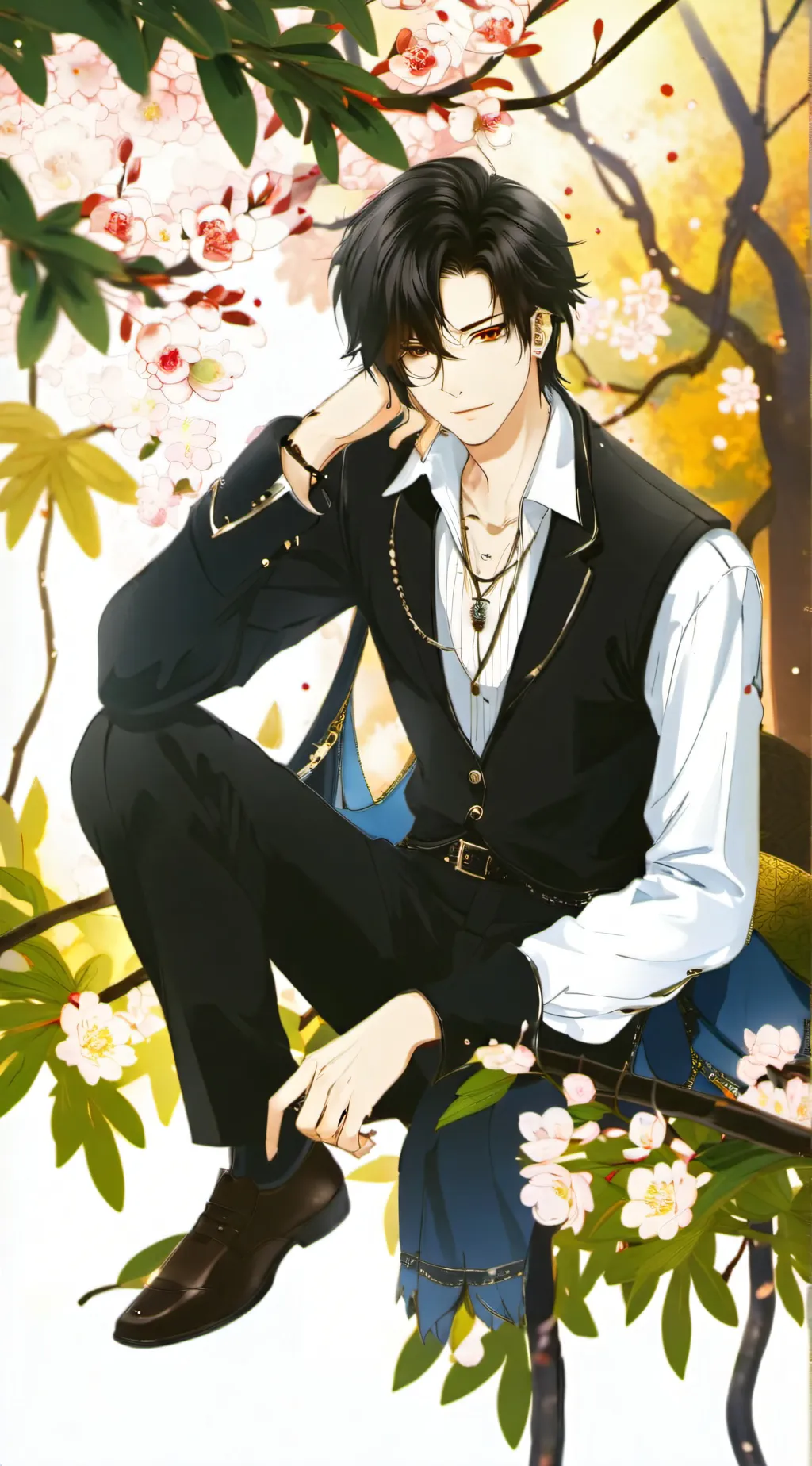 ai character: Alexandre  background