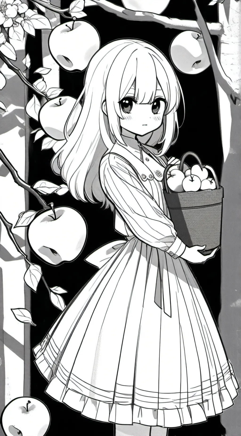 ai character: Cream background