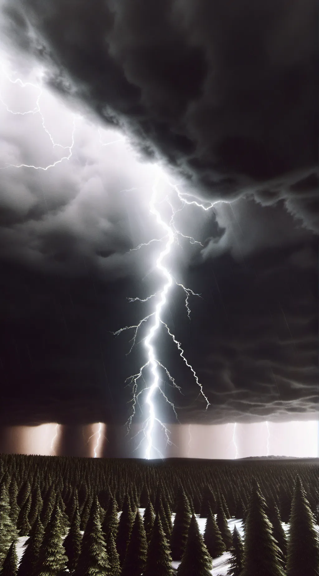 ai character: HH thunderstorm background