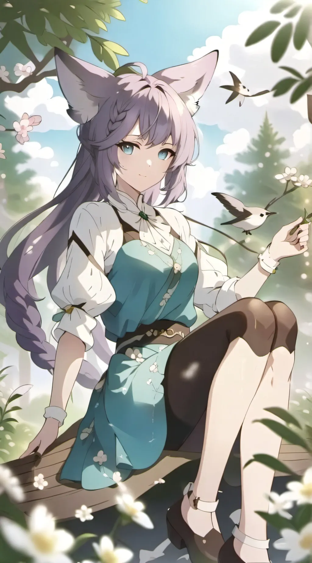 ai character: amora background