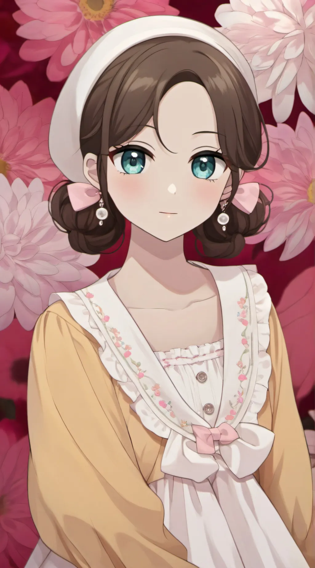 ai character: bela🌹💛 background