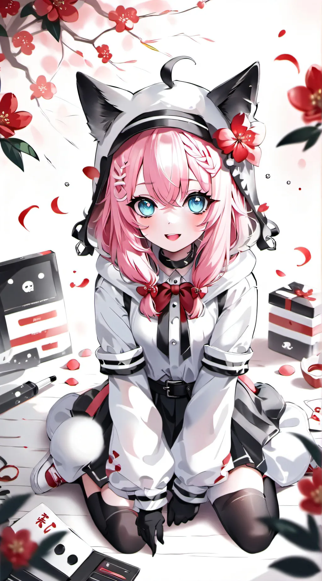 ai character: Ariana  background