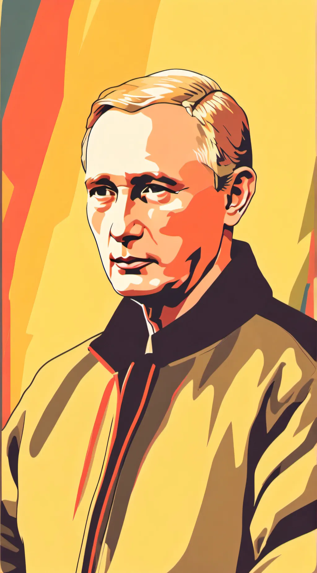 ai character: Vladimir Poutine background