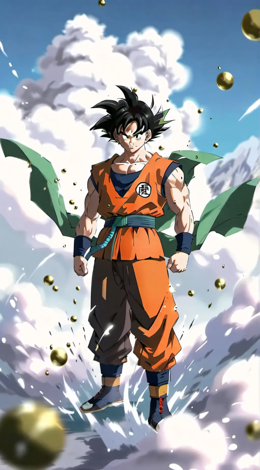 ai character: Goku  background